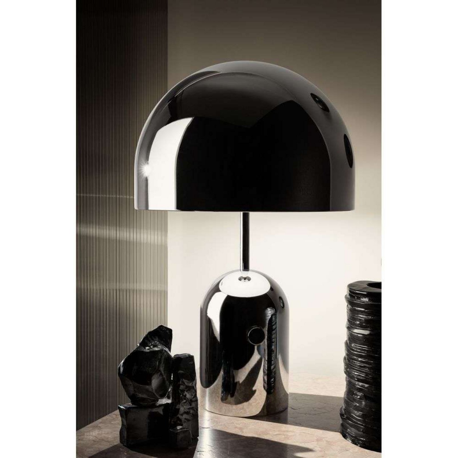 Bell Portable Lampă de Masă H28 Silver - Tom Dixon