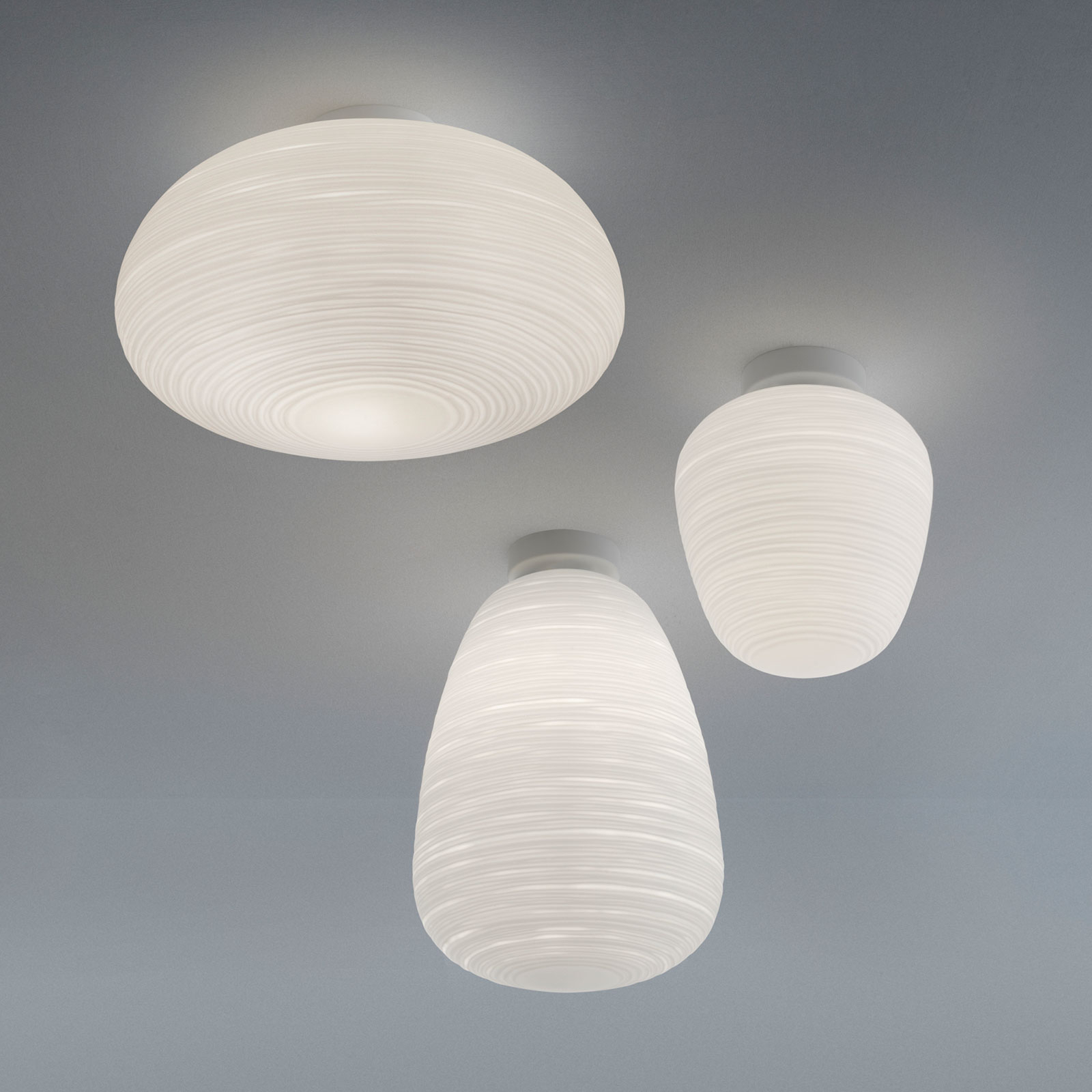 Foscarini Rituals Glas-Deckenleuchte, mundgeblasen