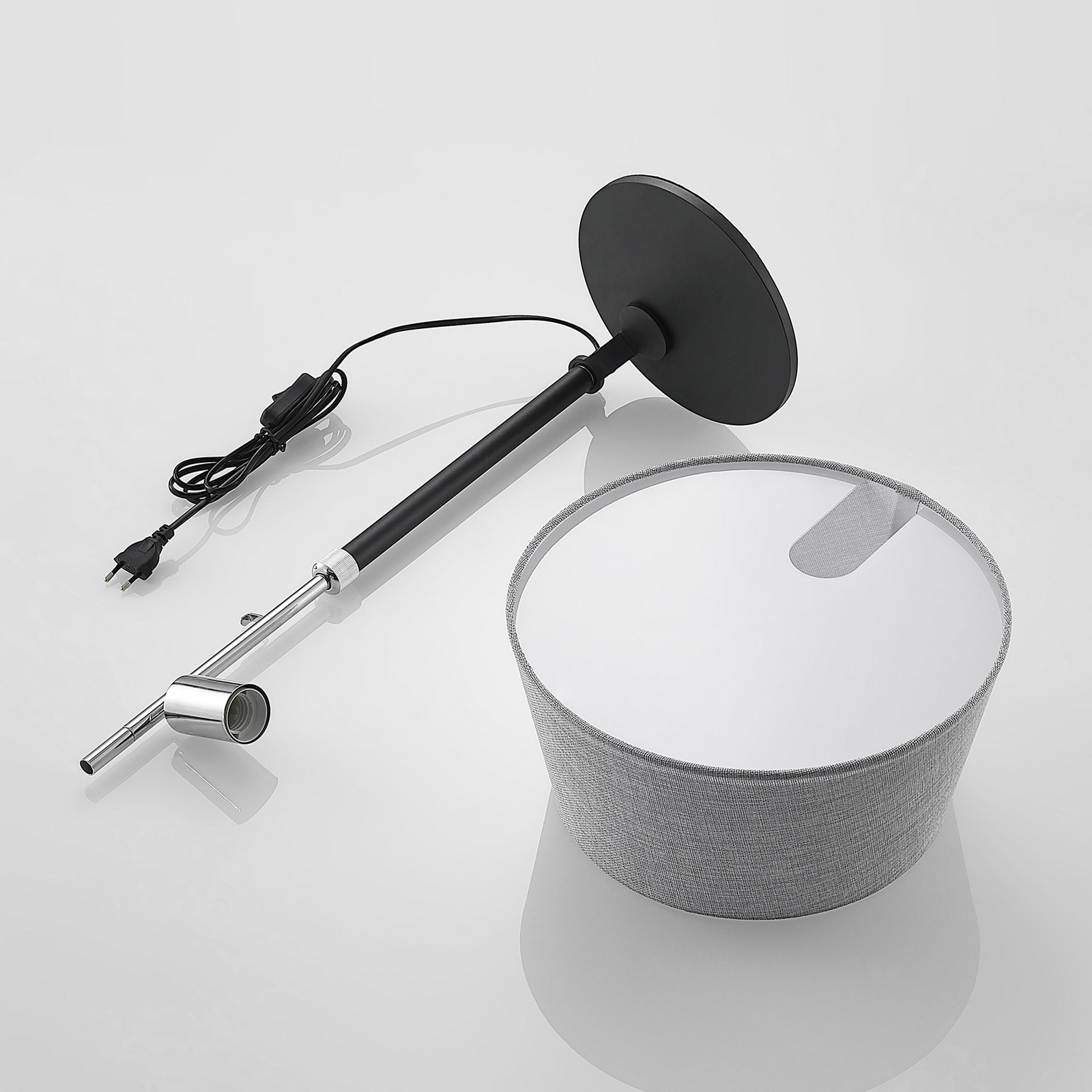 Lucande Janus tafellamp met uittrekbare kap