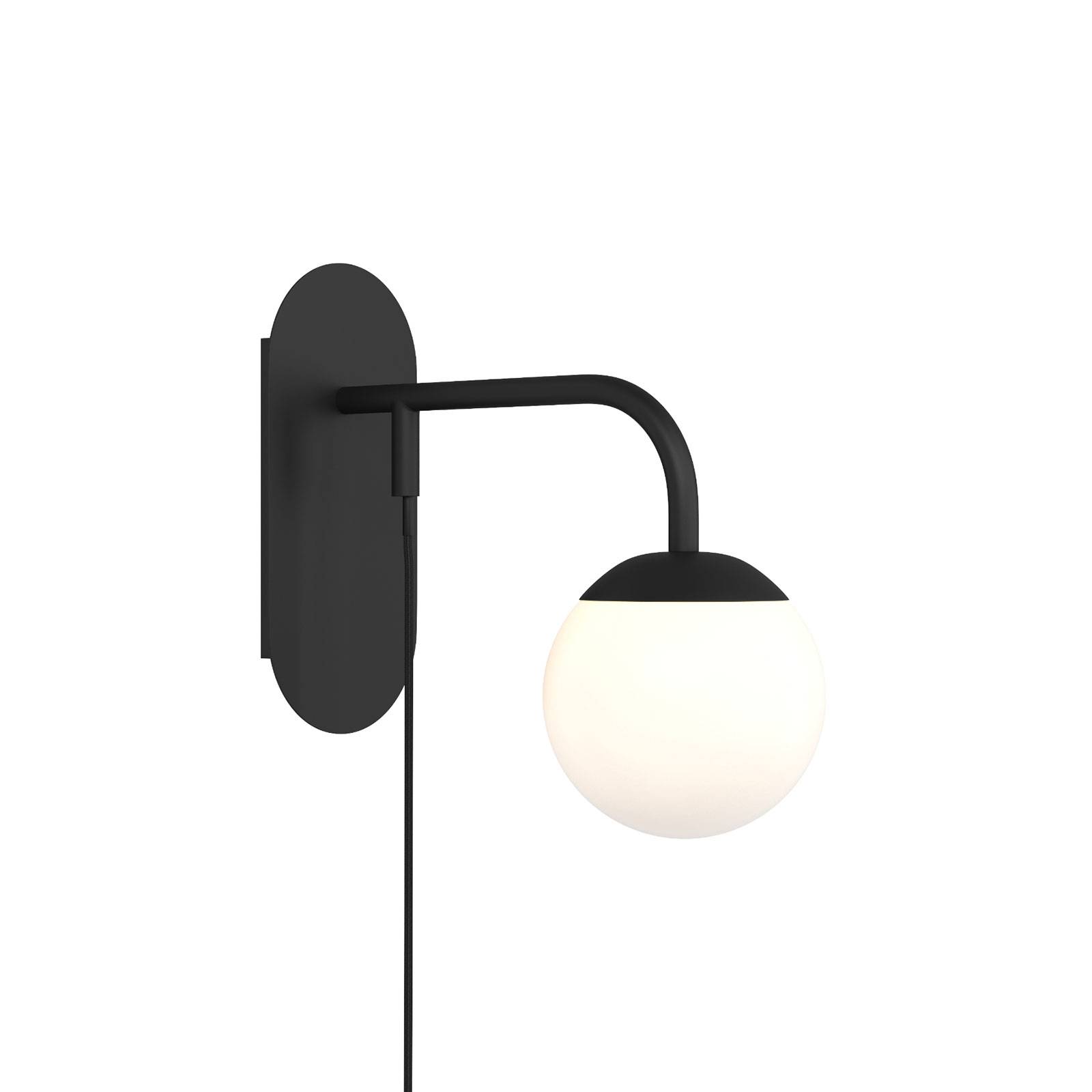 Lucande Rama LED-Wandleuchte mit Glas-Lampenschirm