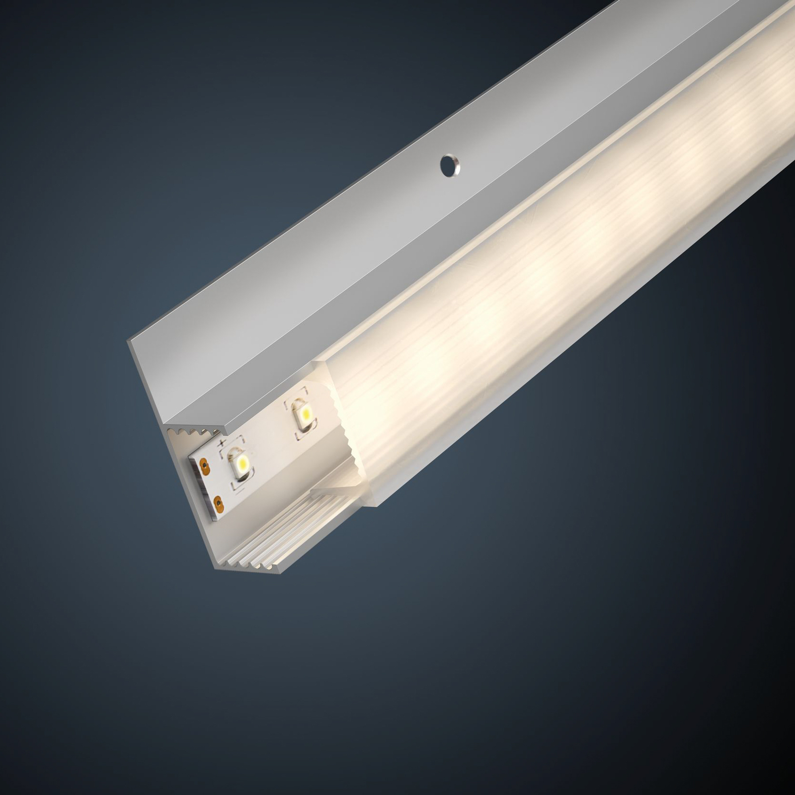 Paulmann Socle Einbauprofil für LED-Strips 2m