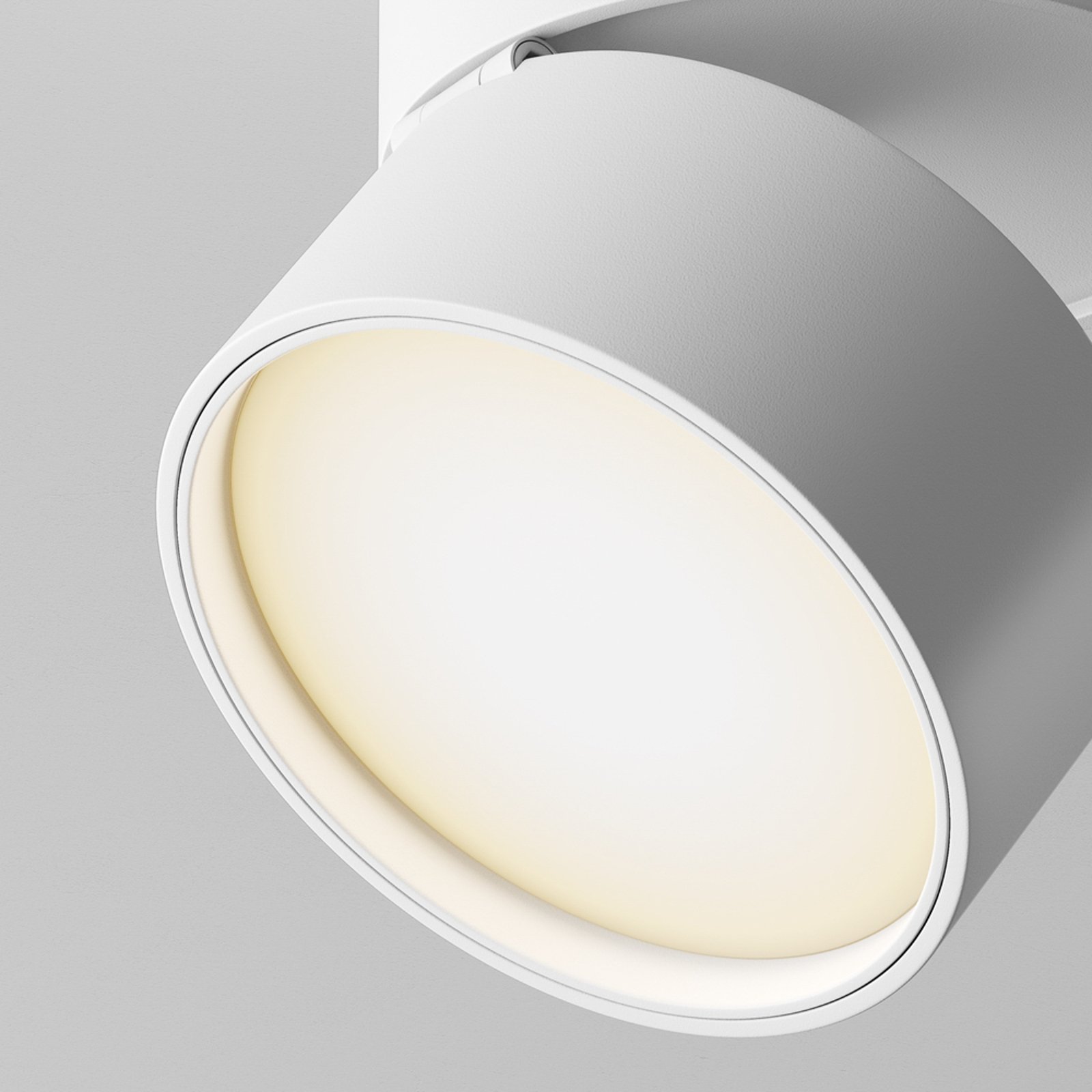 Stropní svítidlo Maytoni LED Onda, Ø 8,5 cm, 3000K, 12W, bílá