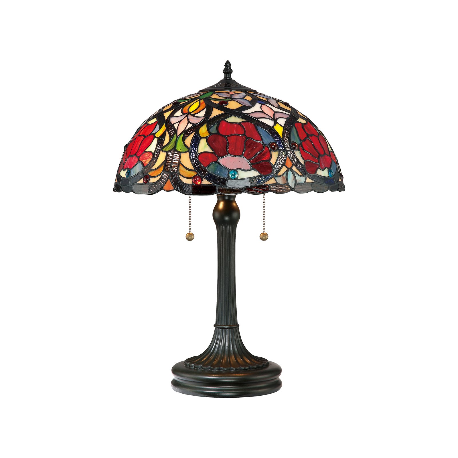 Lampa stołowa Larissa w stylu Tiffany