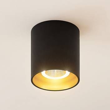 Arcchio Zaki LED stropní světlo, kulaté, černé
