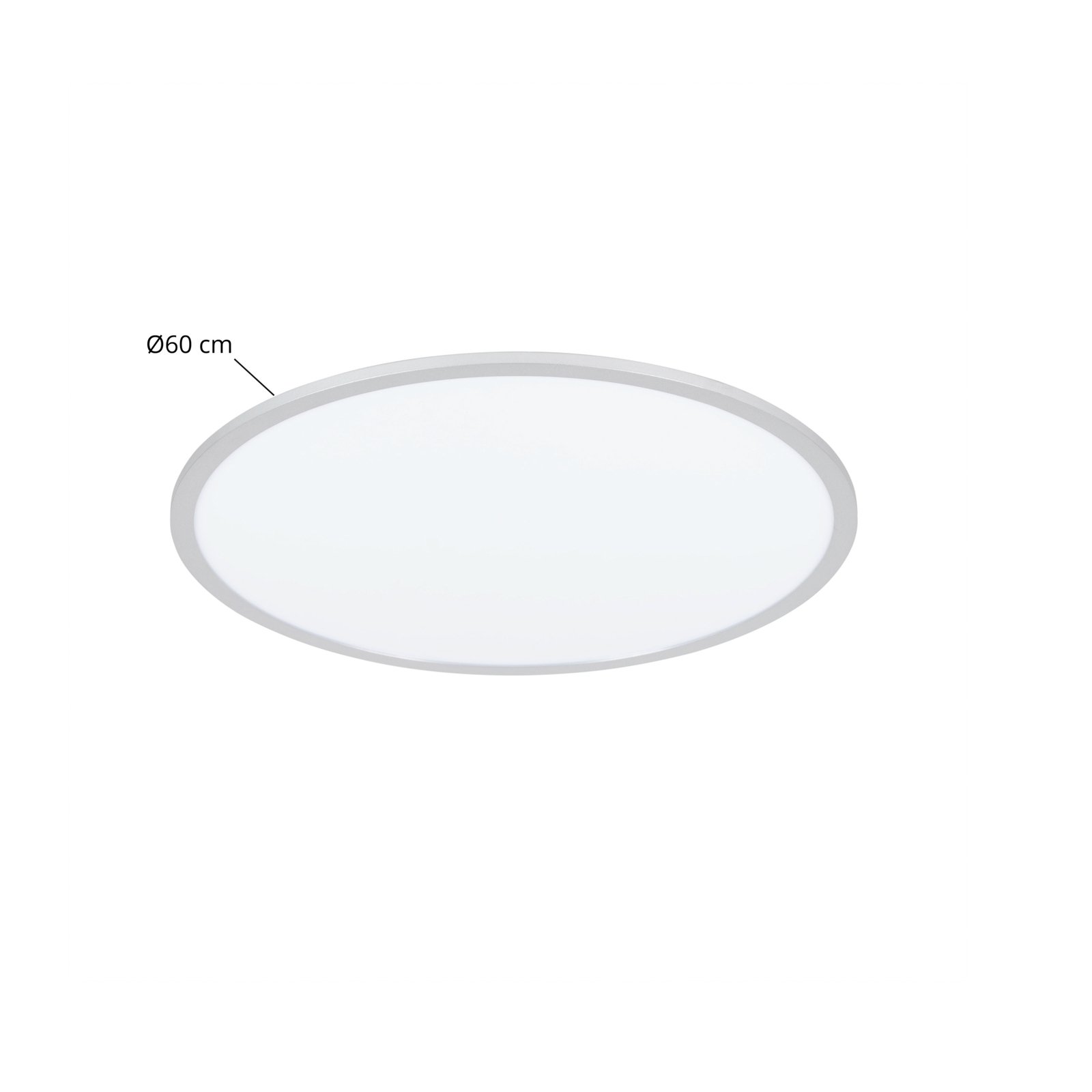 Narima Deckenleuchte CCT Ø60 White/Silver - Lindby