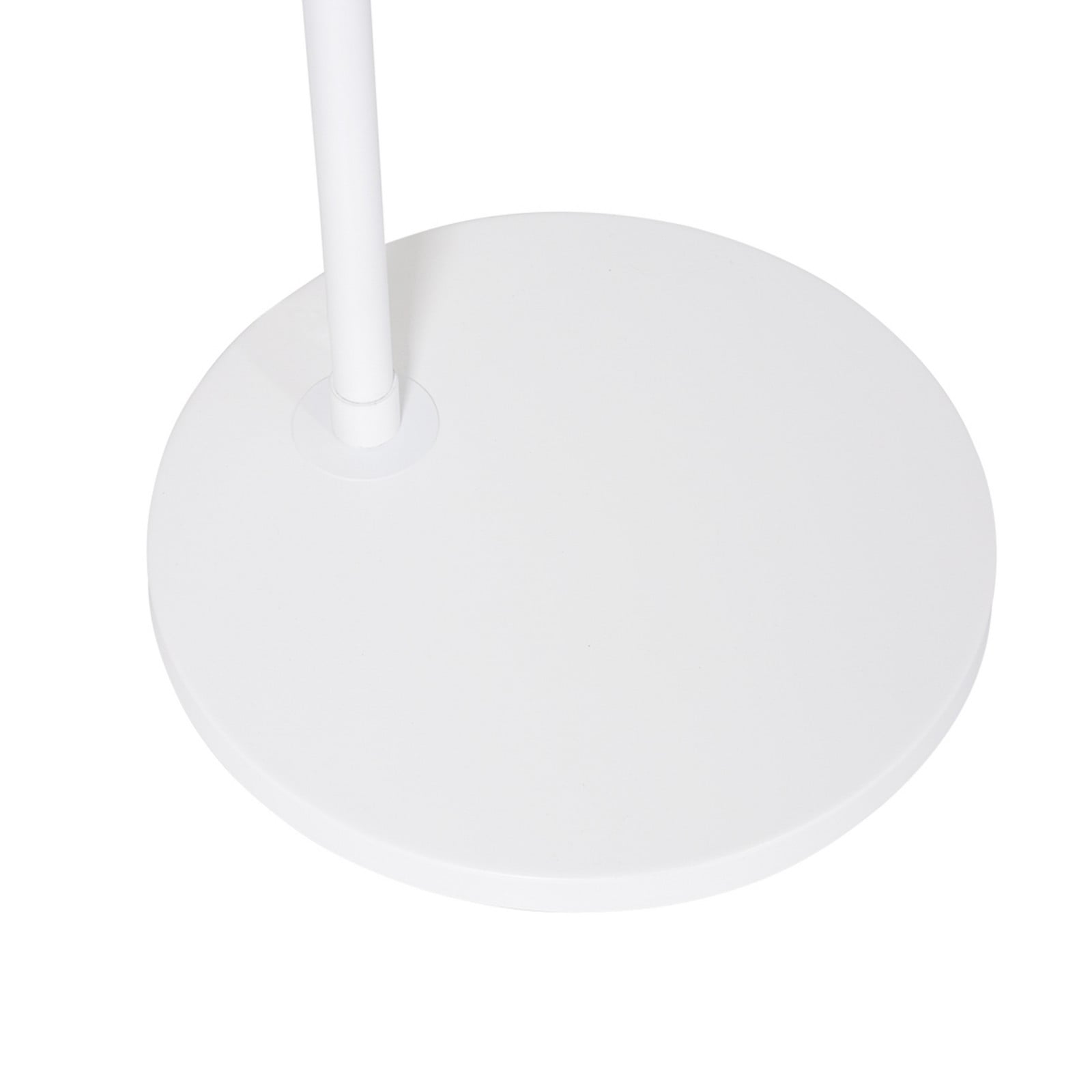 Steinhauer Lampadar de podea cu arc Sparkled Light alb/împletitură de bambus naturală - Camera de zi / sufragerie - Mediterană - alb bambus natural - Metal