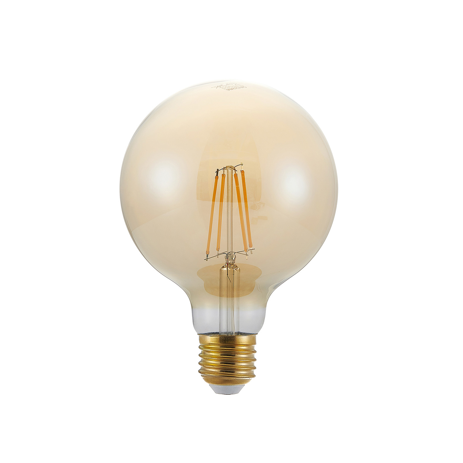 LED-Lampe E27 G125 6,5W 2.500K amber 3-Step-Dimmer