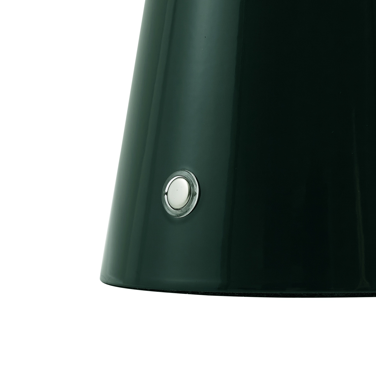 Candeeiro de mesa recarregável Lindby LED Nevijo, verde, Ø20 cm, USB,