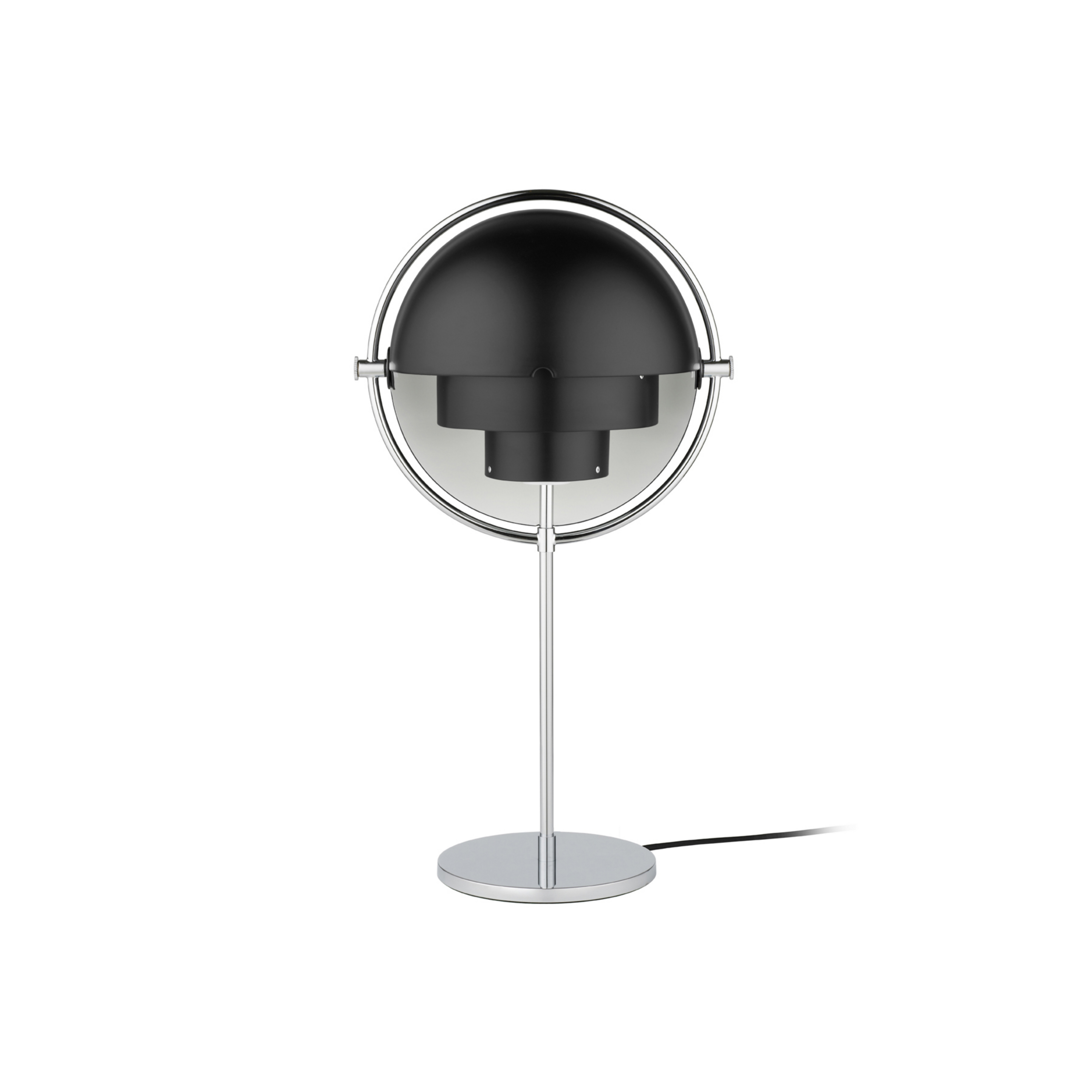 Multi-Lite Tischleuchte Chrome/Black - GUBI