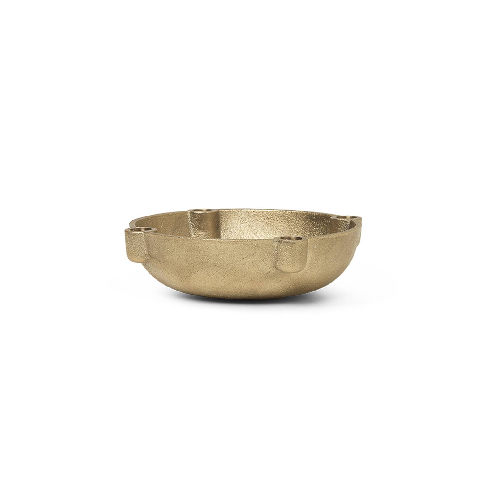 ferm LIVING Bougeoir Bowl Small Ø 14,6 cm laiton