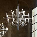 FLOS 2097/30 LED chandelier, frosted, white