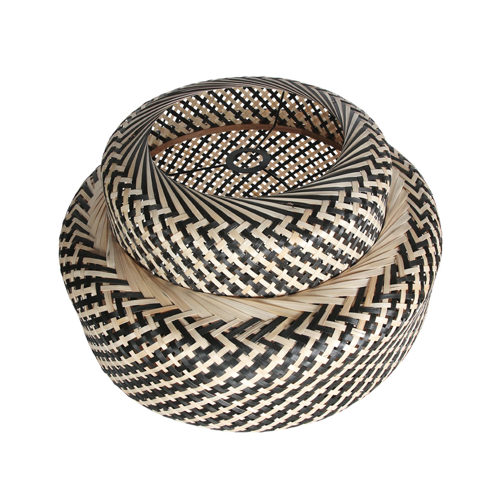 Sparkled Light 4478ZW lógó lámpa, fonott bambusz, Ø 53 cm