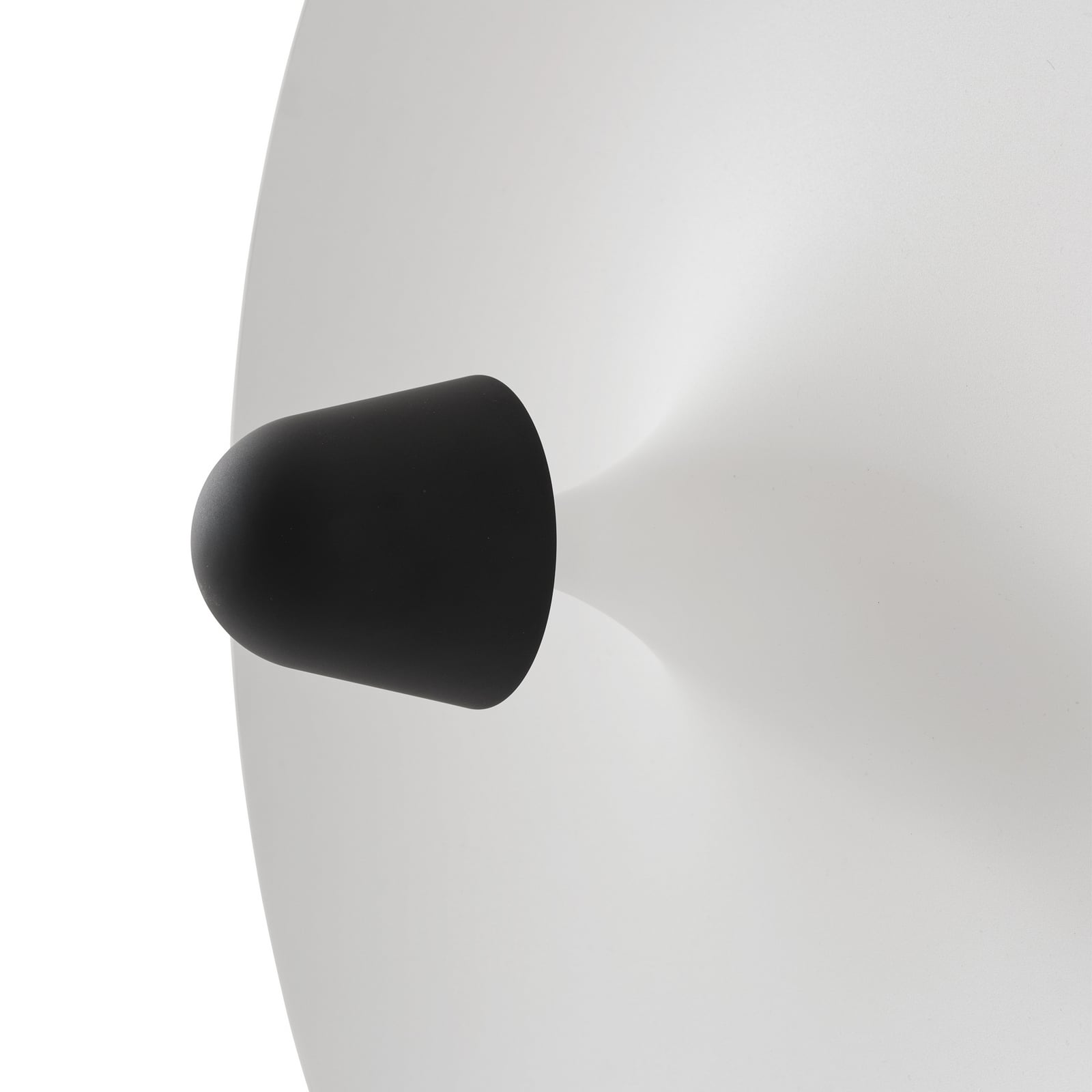 Applique a LED Kantarell, nero/bianco, Ø 55 cm - New Works Applique a LED Kantarell, nero/bianco, Ø 55 cm - New Works