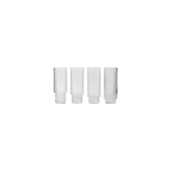Ripple Long Drink Glasses Set of 4 Clear - Ferm Living