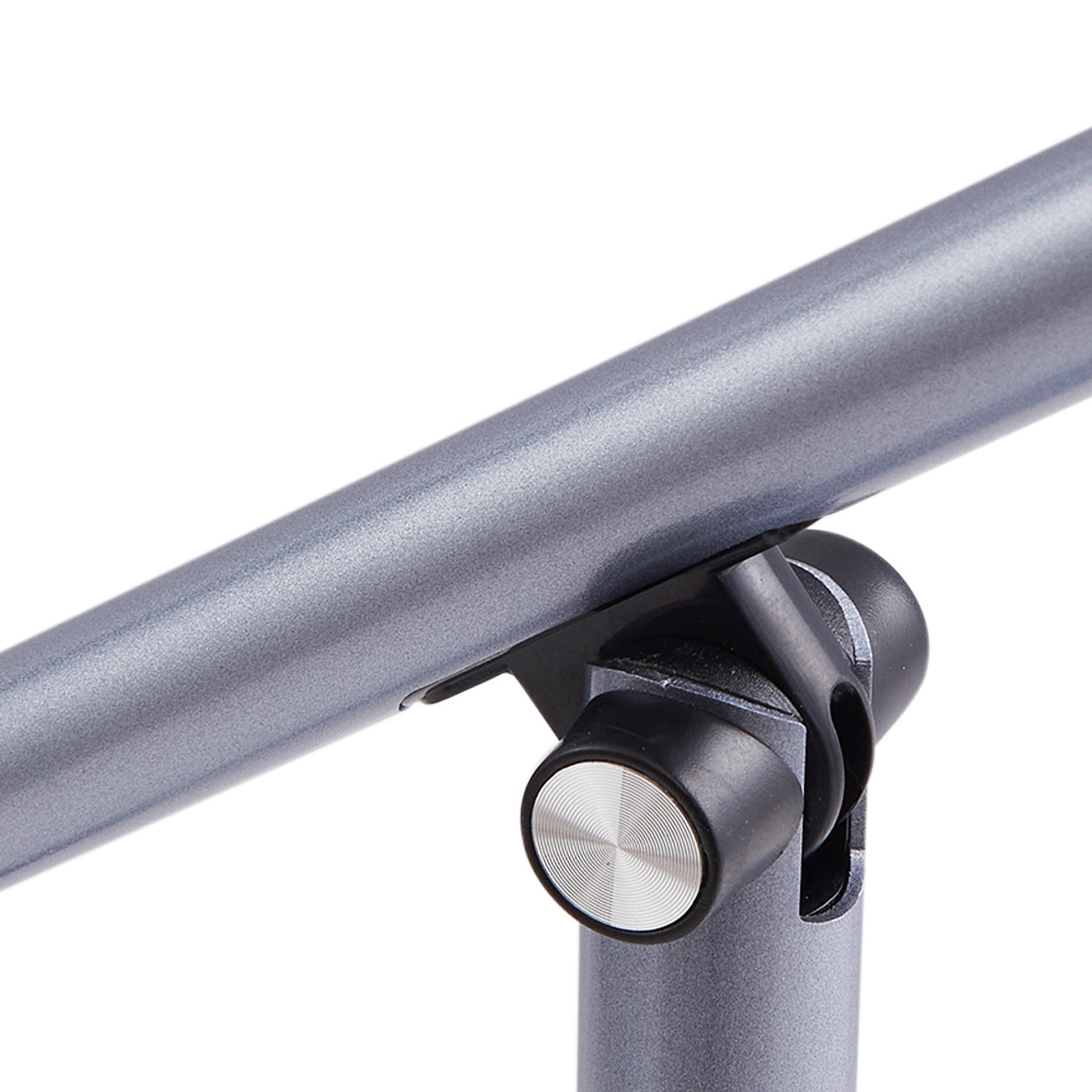 Lampada da tavolo LED Lindby Thies, grigio, ABS, altezza 78 cm, dimmerabile