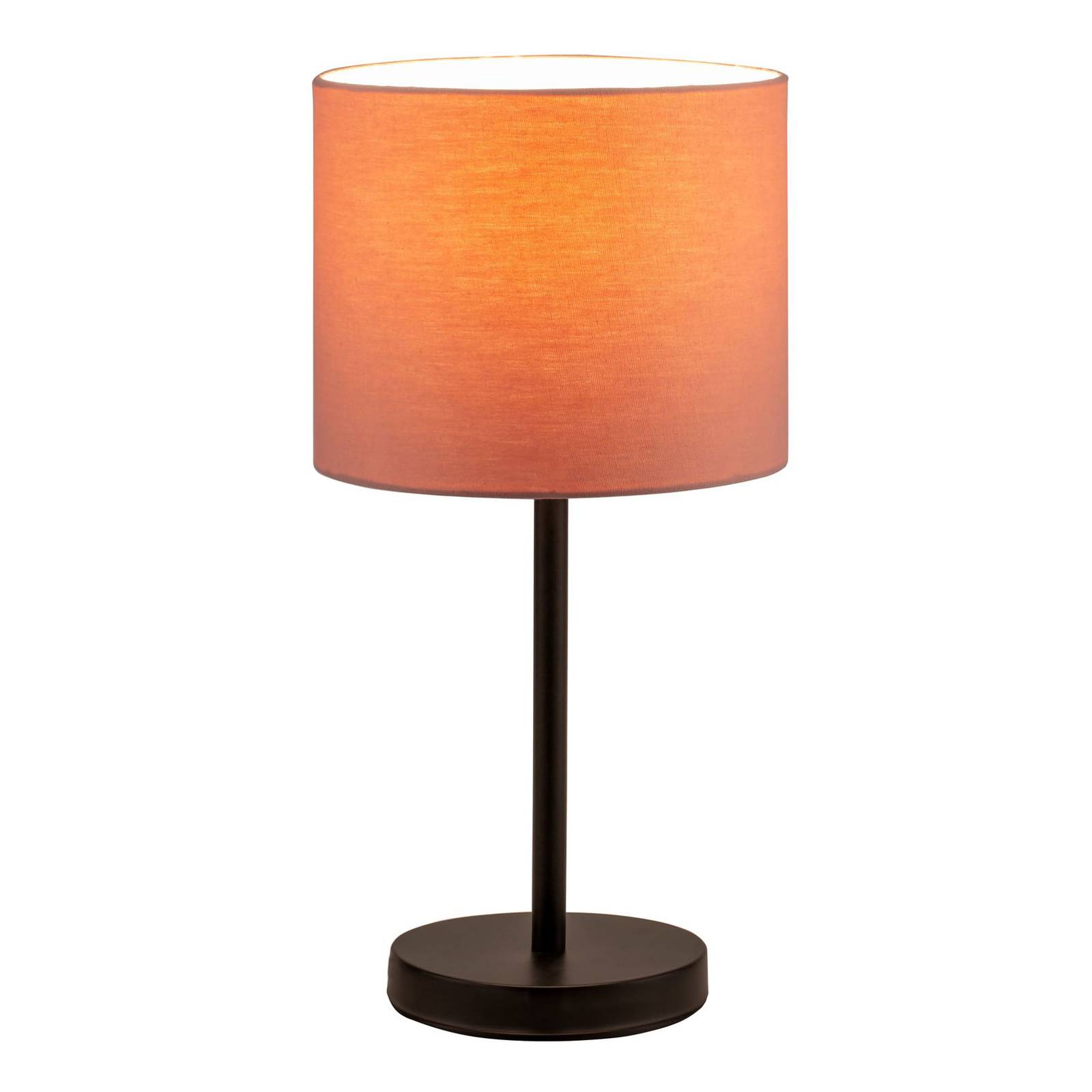 Pauleen Sweet Reverie table lamp, pink lampshade, for Living / Dining Room, fabric, metal, E27, 20 W, H: 45 cm