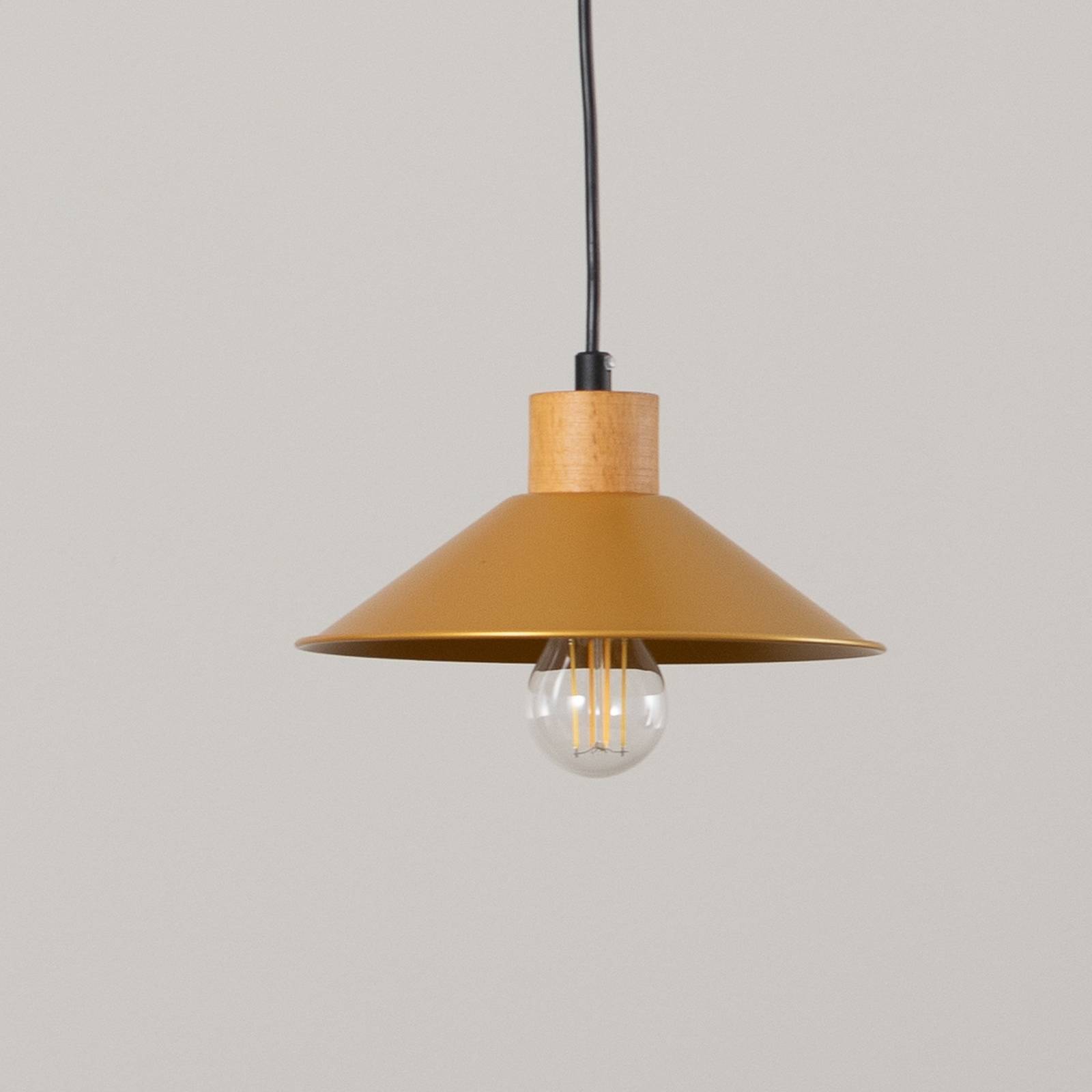 Lampa żyrandol Manavgat N-554 3-punktowa złoty/czarny/miedziany