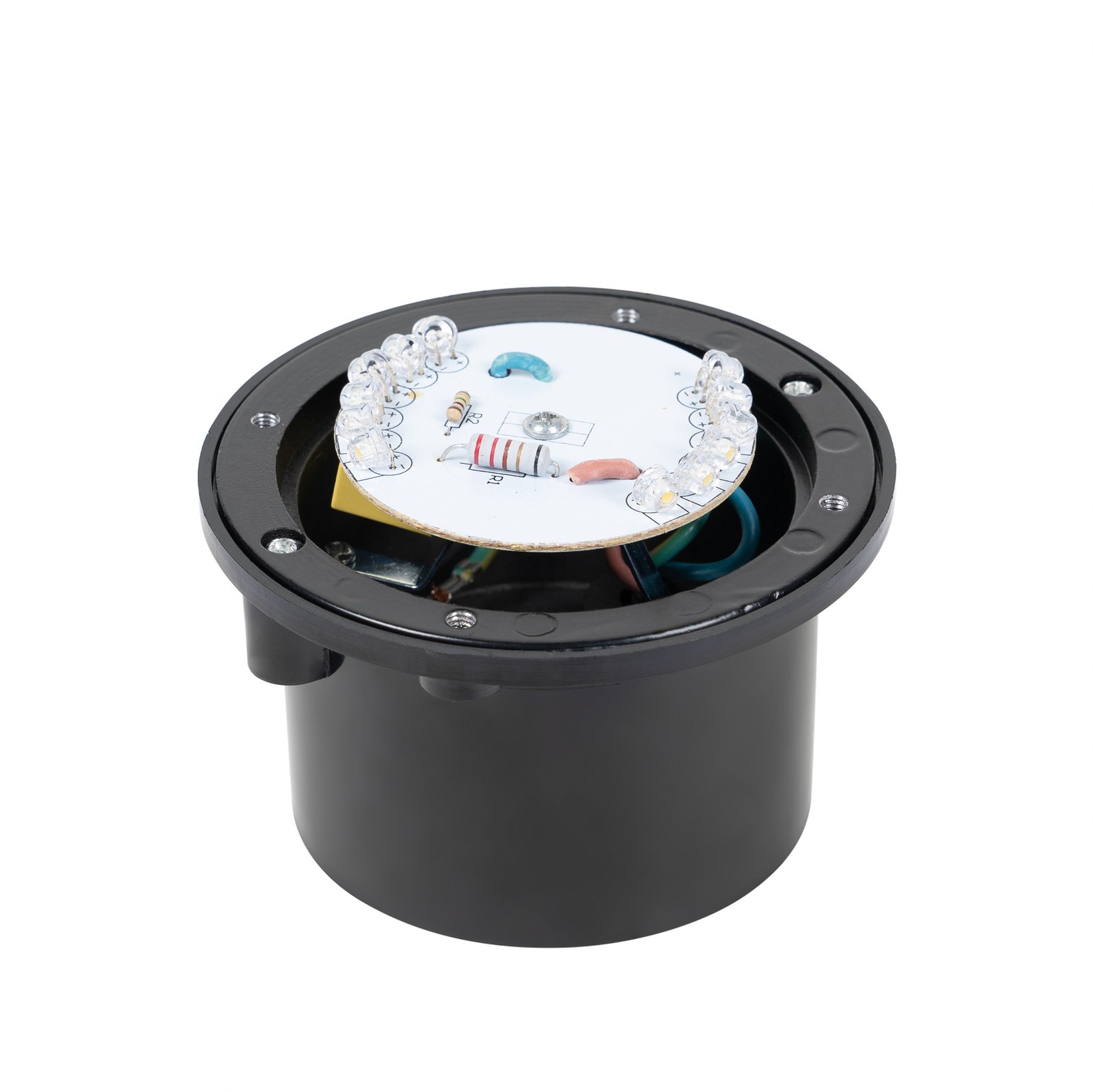 Nandita LED Recessed Ground Spot IP65 Silver - Lindby