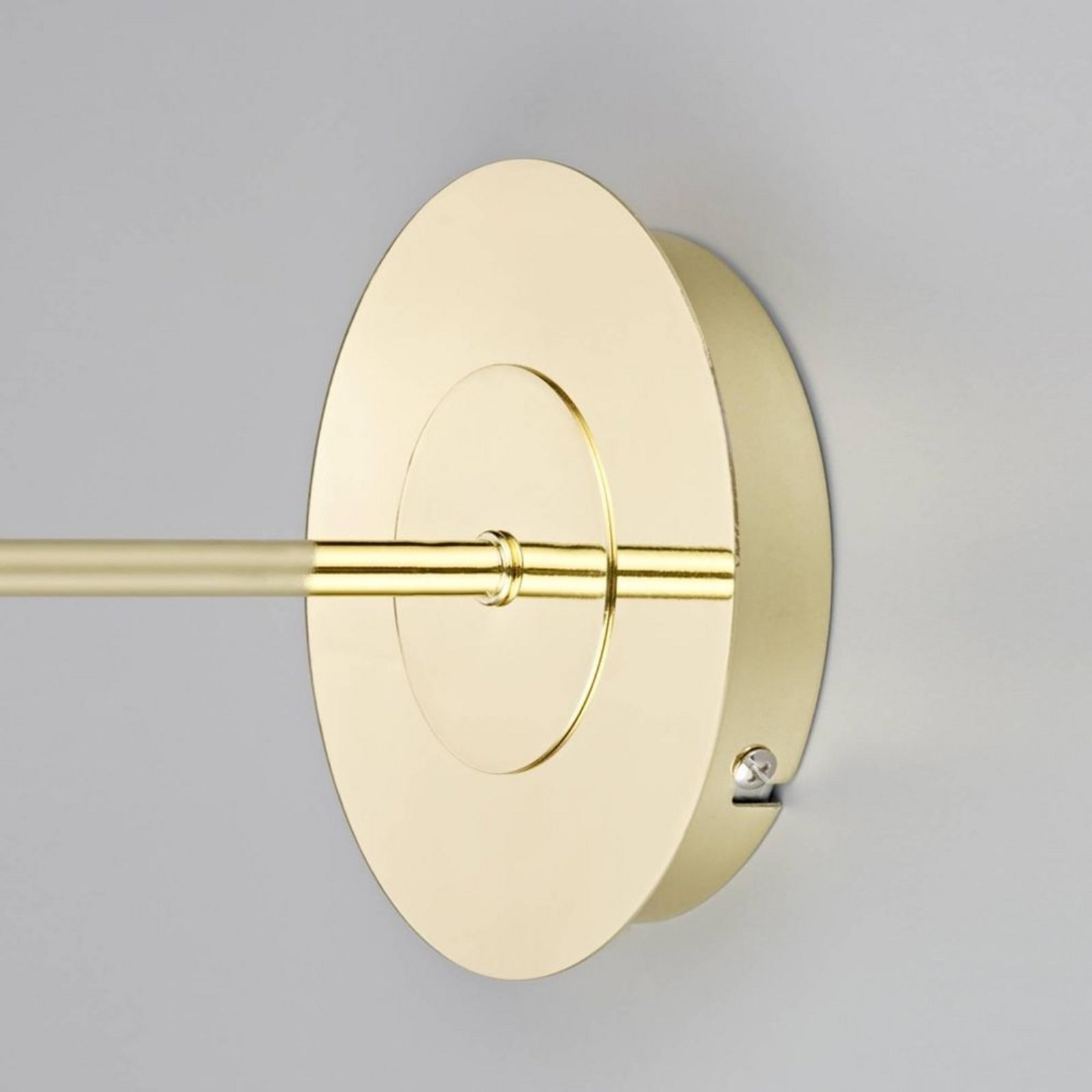 Pola Vägglampa Cream/Polished Brass - Lindby