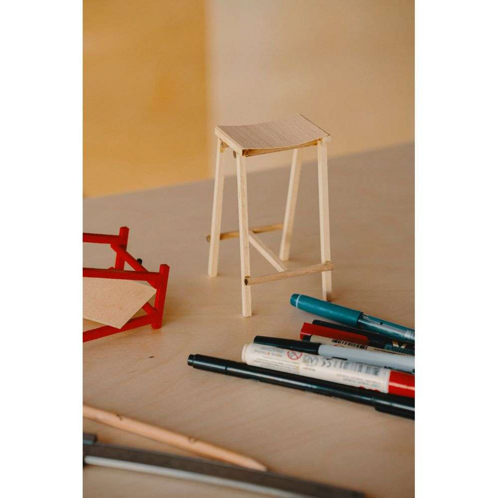 Taburete 8 Bar Stool Low Eggshell - Hay