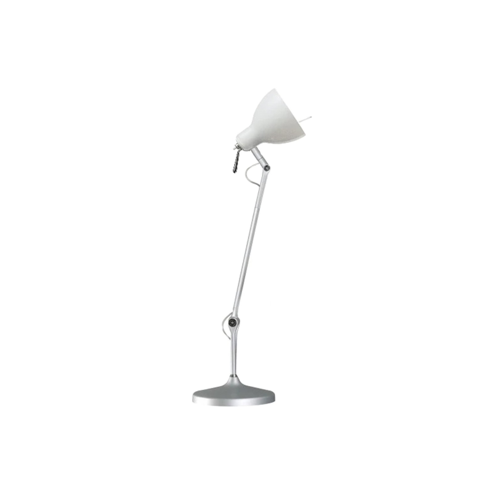 Luxy T1 Lampă de Masă Aluminium cu Matte White - Rotaliana