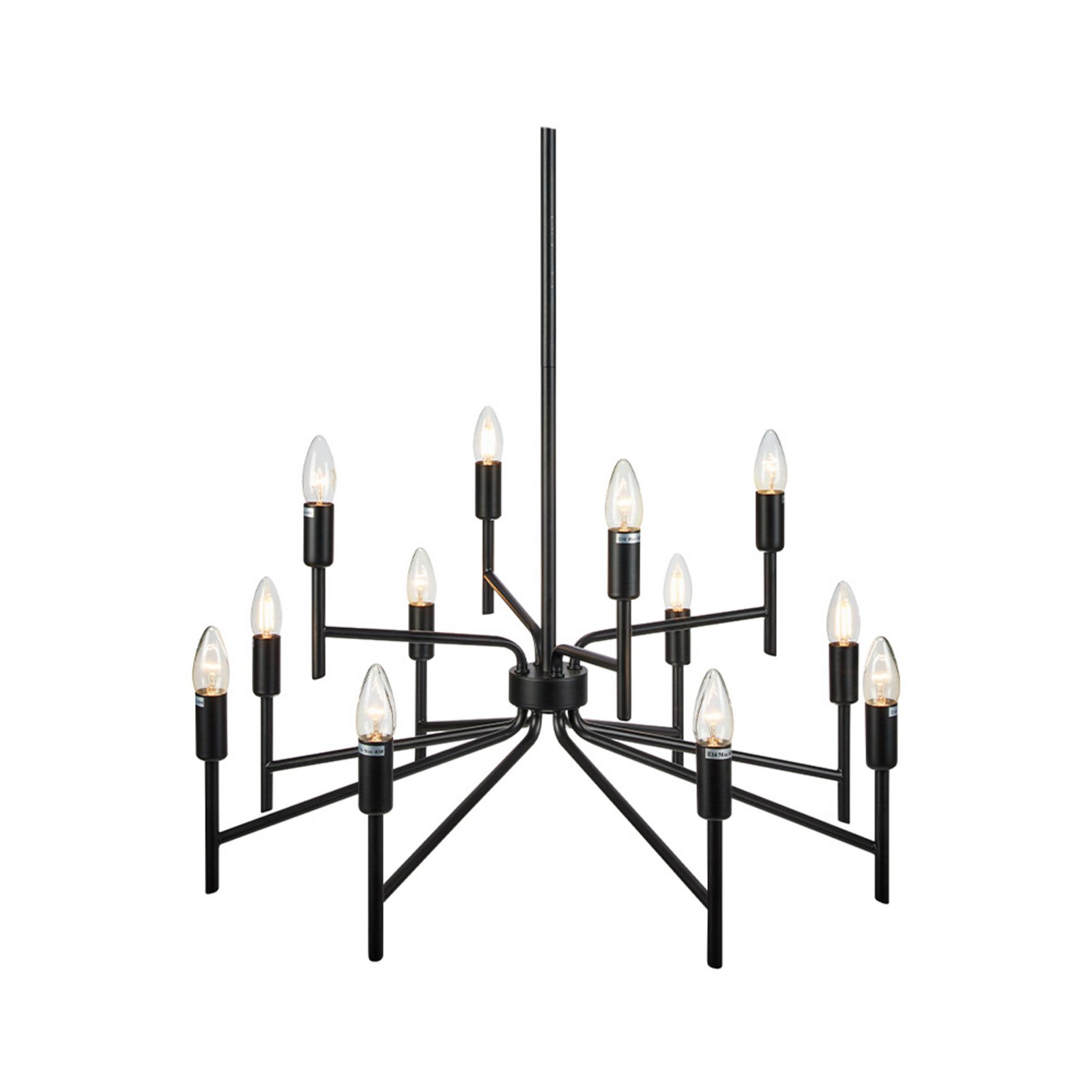 Regent Chandelier Black - Markslöjd