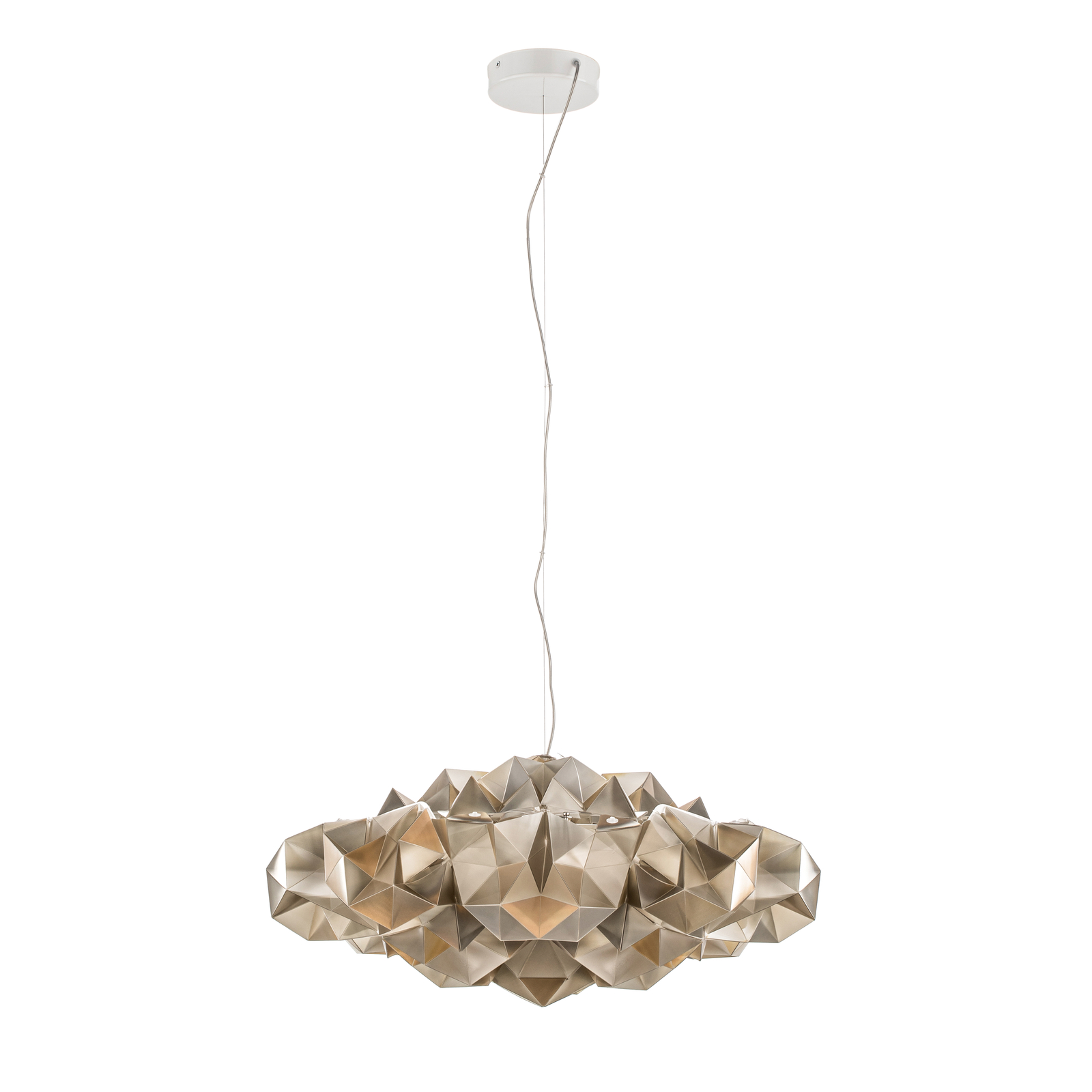 Slamp Drusa -Candeeiro suspenso de design, creme