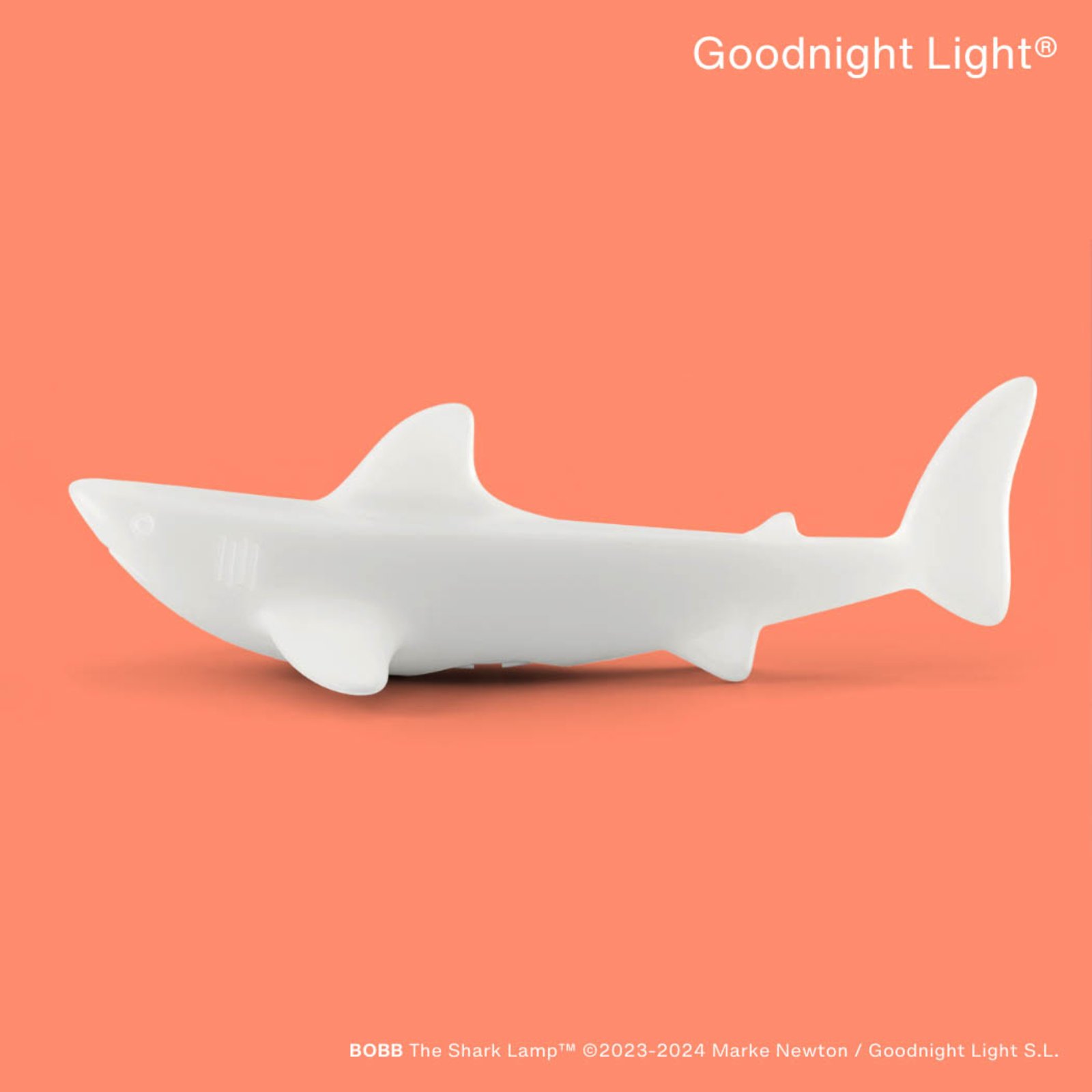 LED bulb BOBB the shark lamp, floatable, RGBW