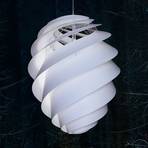 LE KLINT Swirl 2 Large, biała lampa wisząca