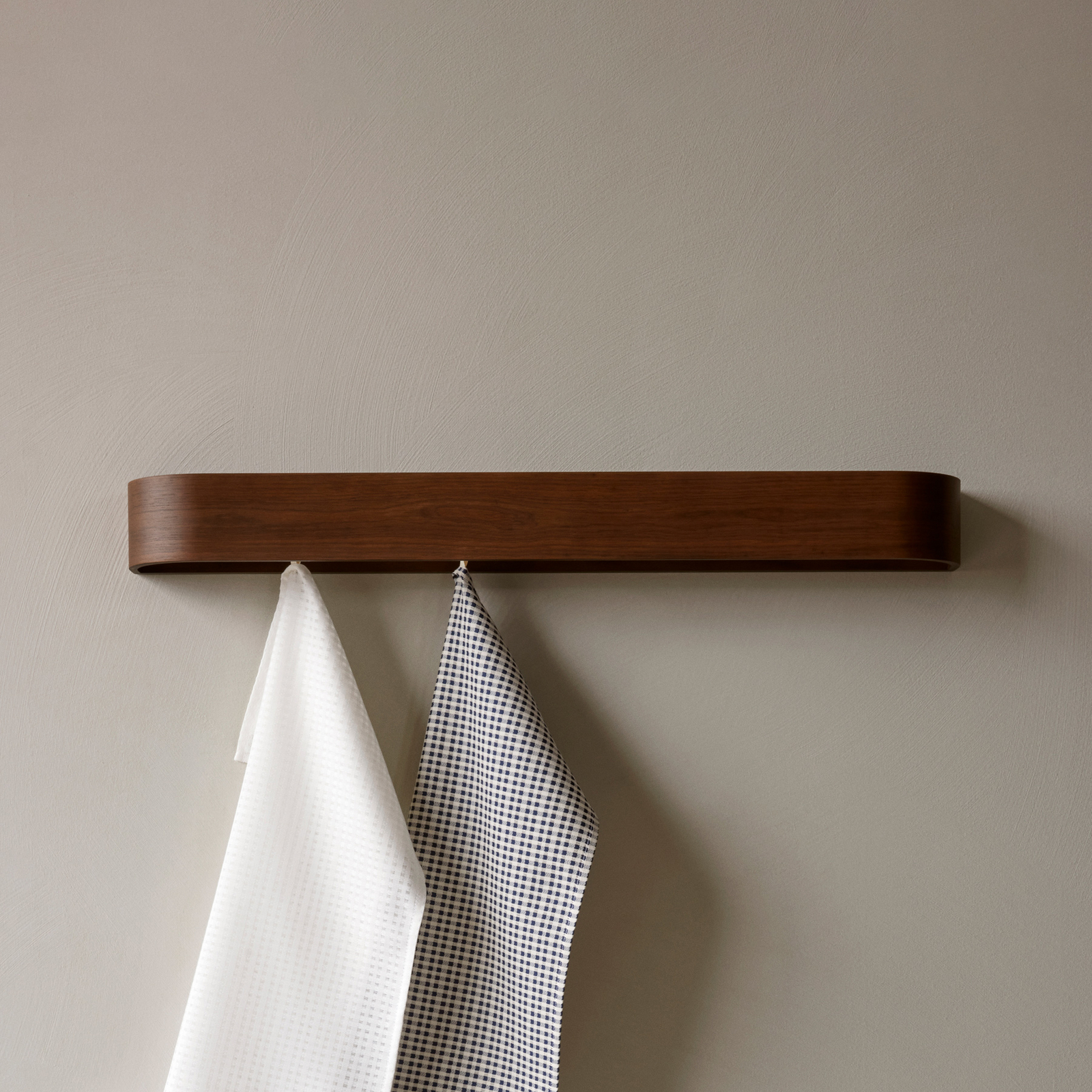 Epoch wall mount, dark brown, 50 cm, wood - Audo