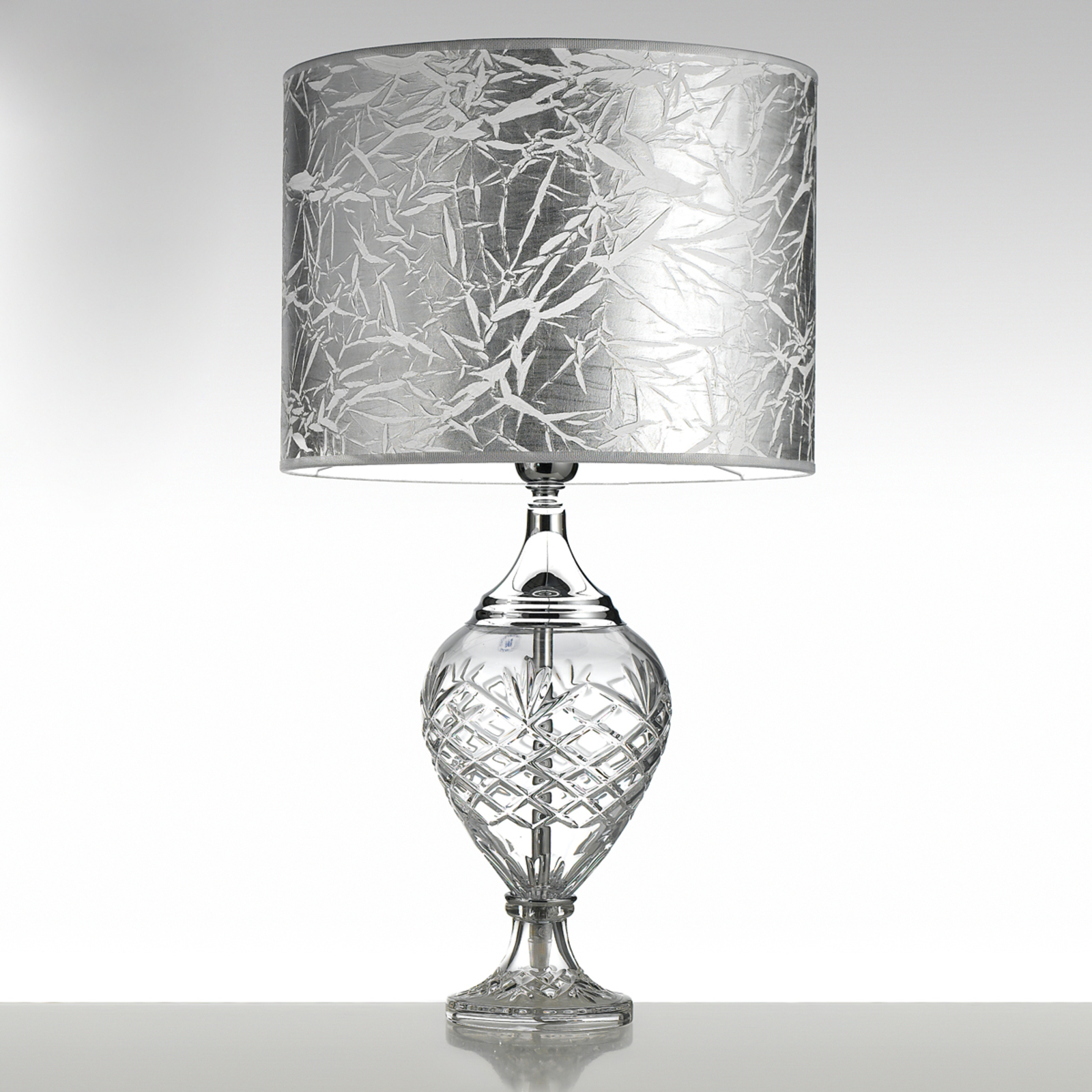verteren Verfrissend Donau Belle epoque - edele tafellamp met glazen voet | Lampen24.be