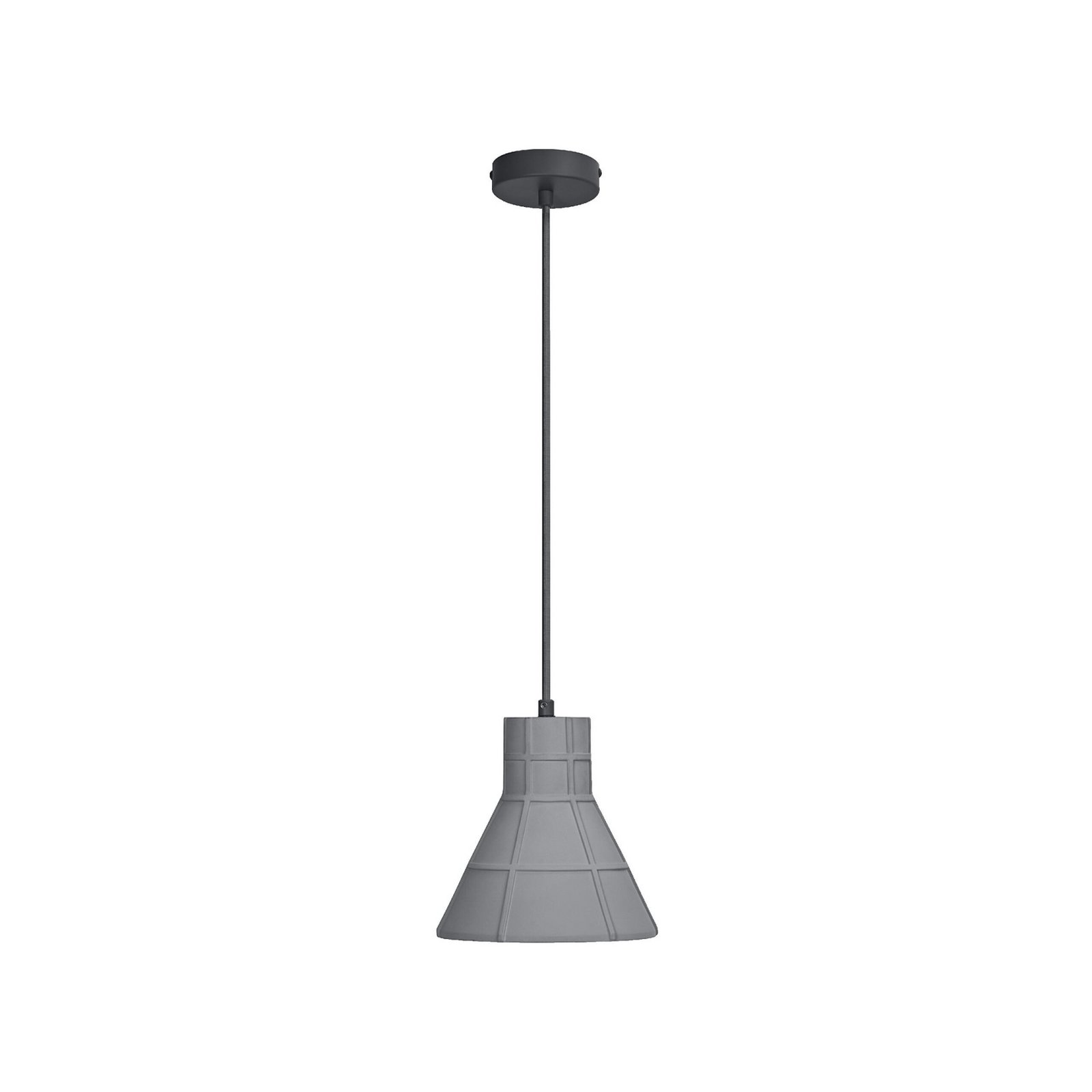OSRAM Hängelampe CONCRETE BIM, grau, Ø 20 cm, Beton, E27