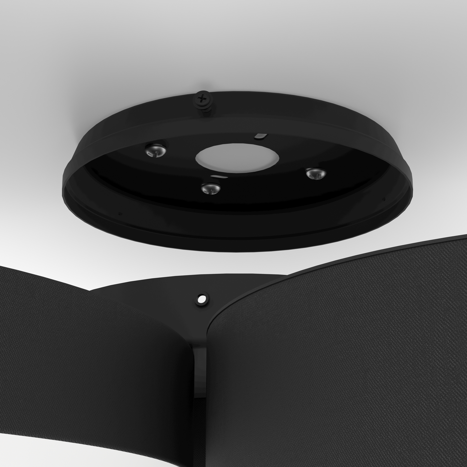 EGLO connect Smart LED stropní svítidlo Barbano-Z, černé