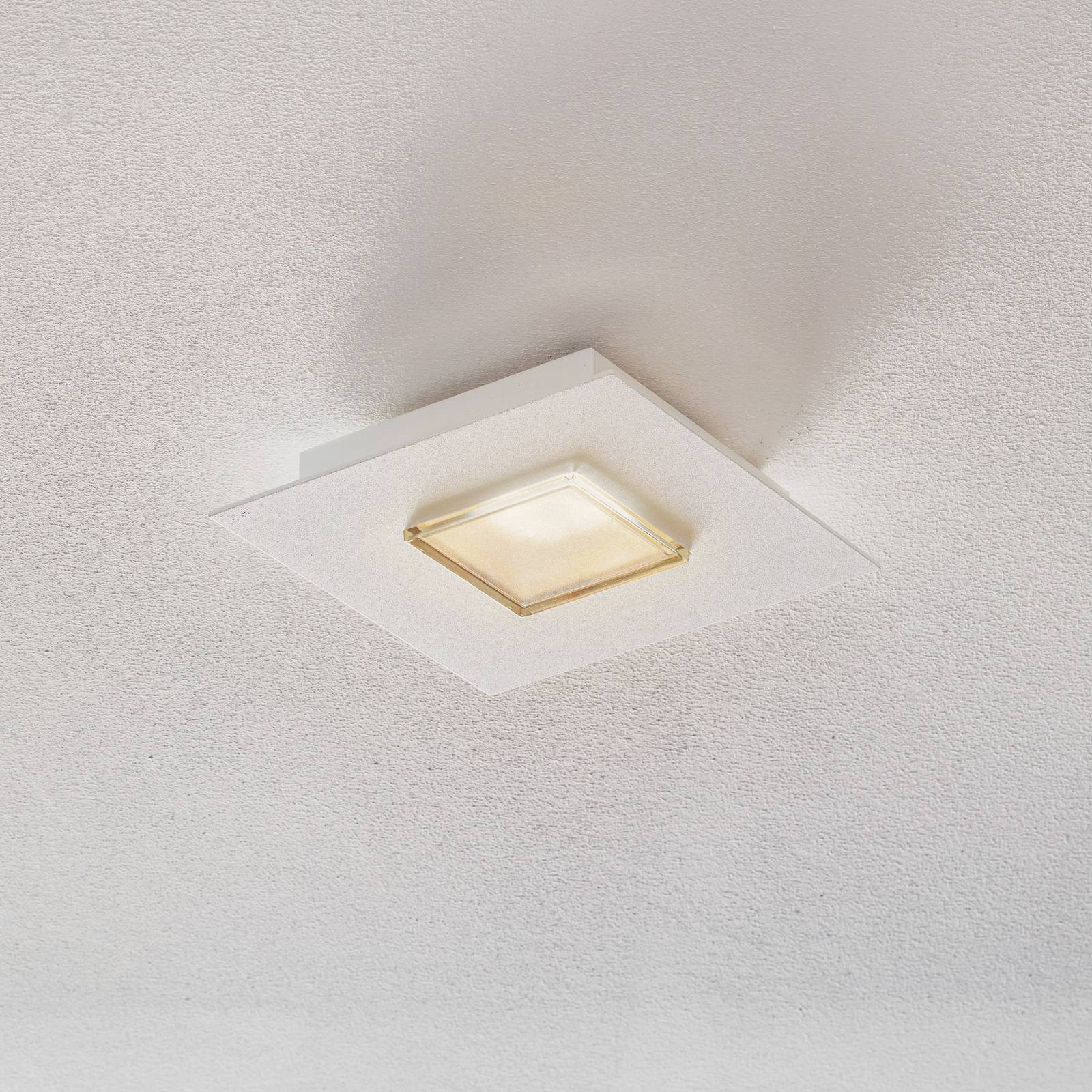 Fabbian Plafoniera LED quadrata Quarter