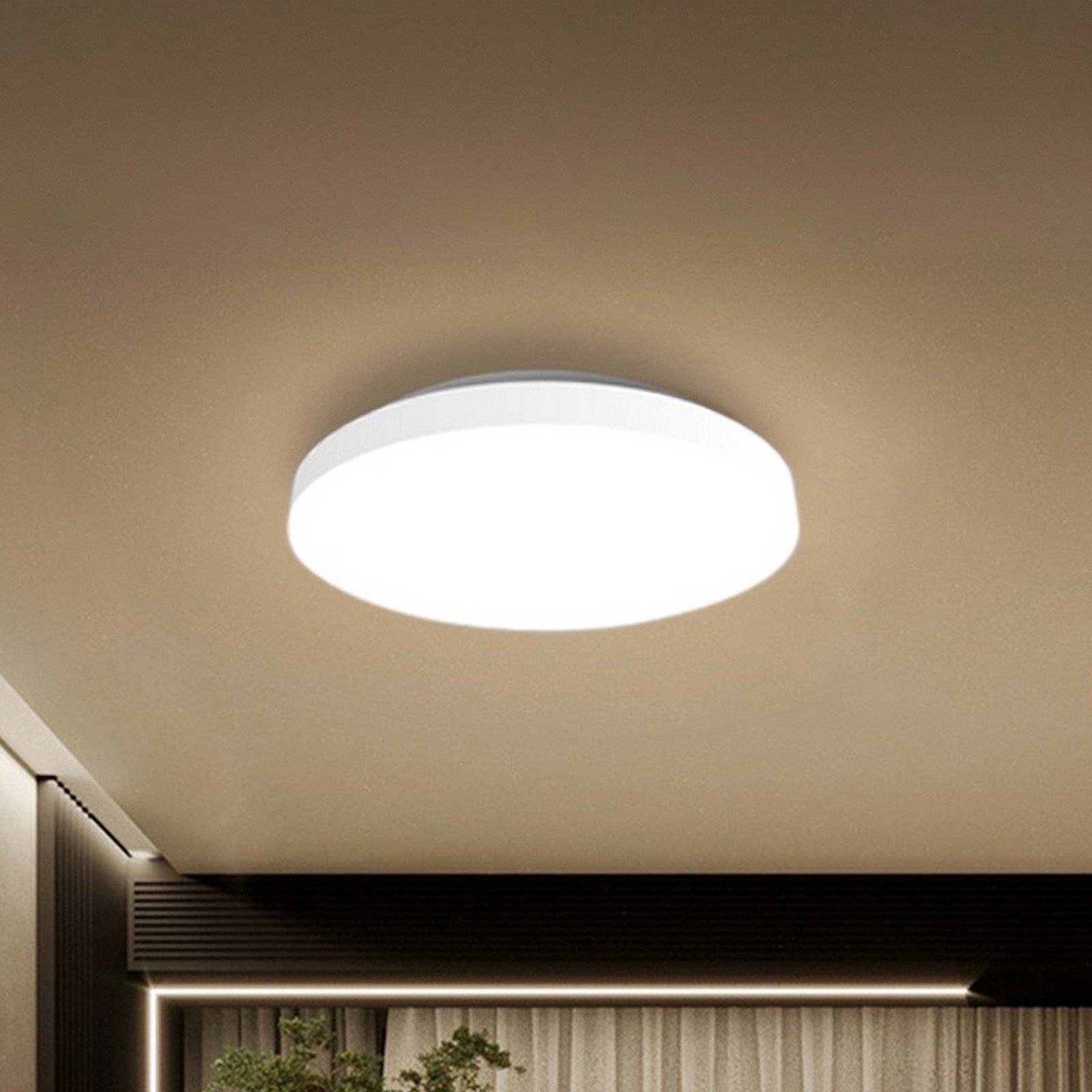 Heitronic Plafonieră cu LED Allrounder 1 culoare reglabilă a luminii - Hol - alb - Plastic