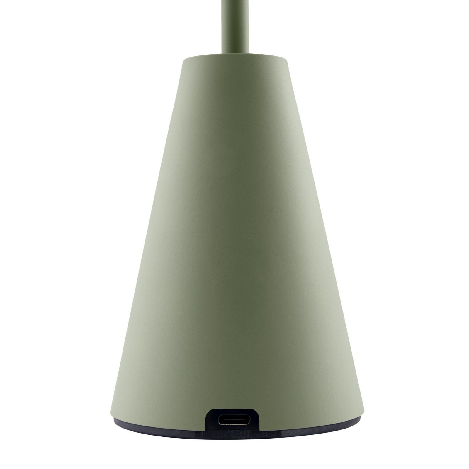 Cannes PORTABLE outdoor table lamp, green IP54 - Globen Lighting
