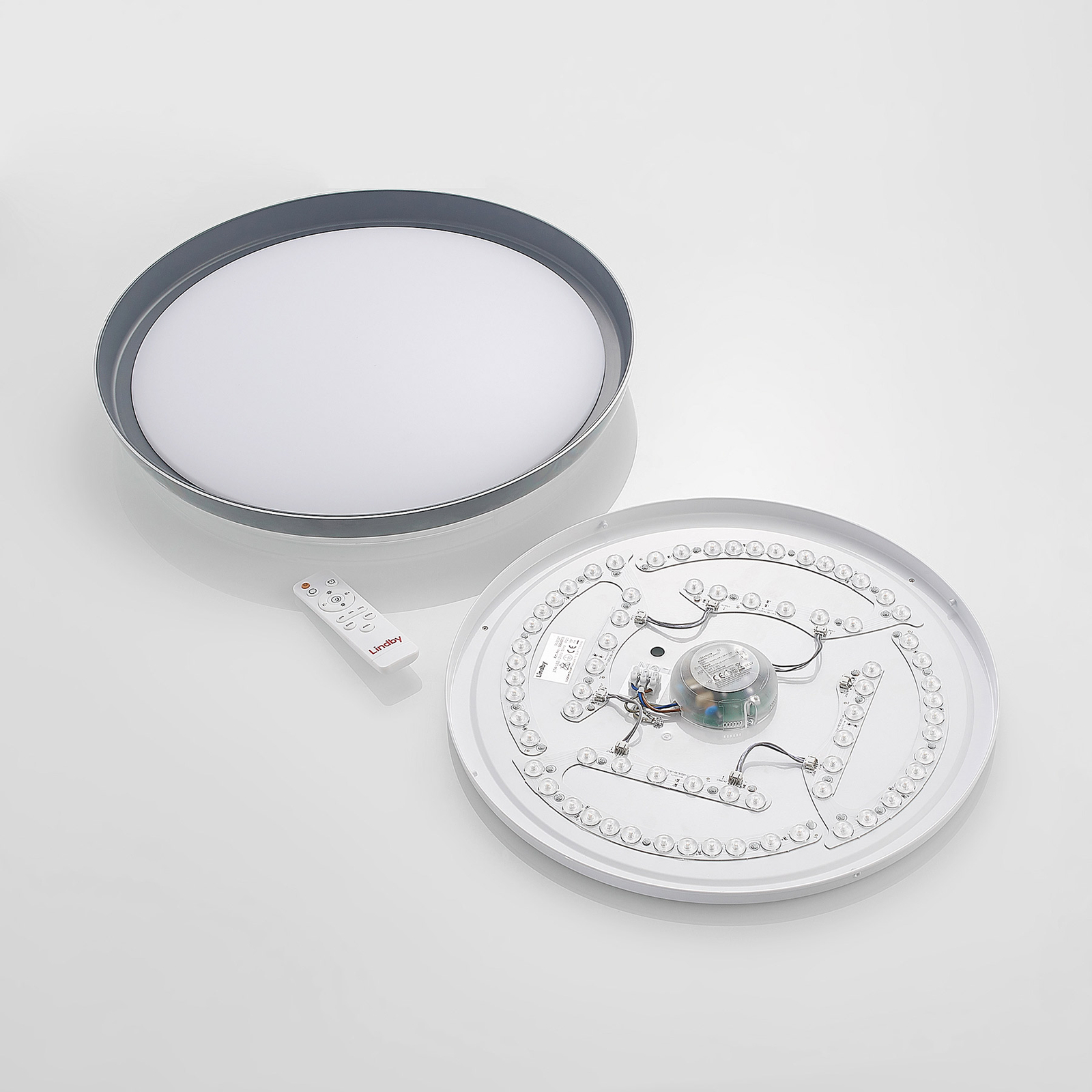 Lindby Kuvan LED ceiling light, CCT, dimmable