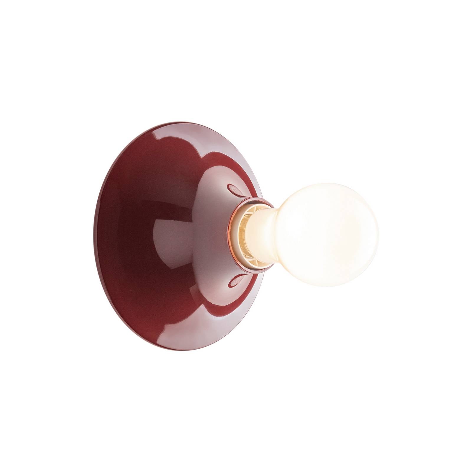 Artemide Deckenleuchte Teti, rubinrot, Ø 14 cm, E27