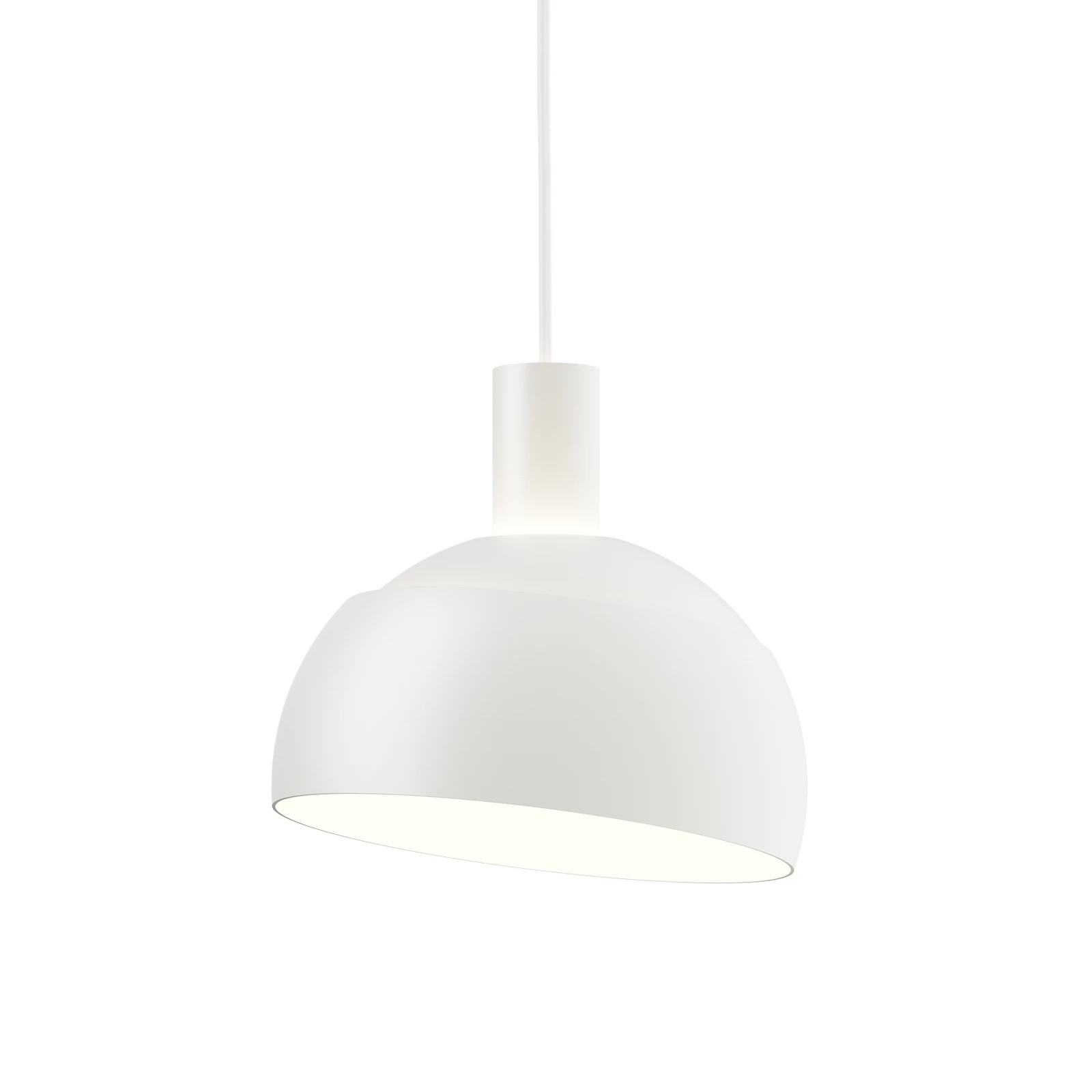 Louis Poulsen piekaramā lampa FJ Elements, balta, Ø 25 cm, E27