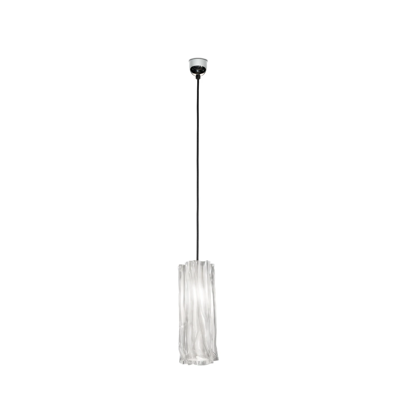 Slamp Accordéon Vertical Hängelampe prisma/schwarz