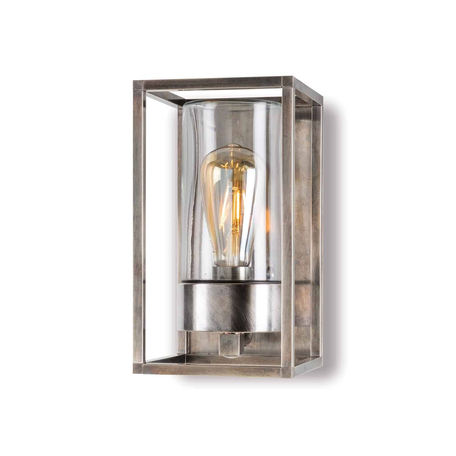 Außenwandleuchte Cubic³ 3365, nickel antik/klar