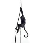 Monkey With Rope Lustră Pendul de Exterior Black - Seletti