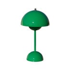 Flowerpot VP9 Portable Lampe de Table Signal Green - &Tradition