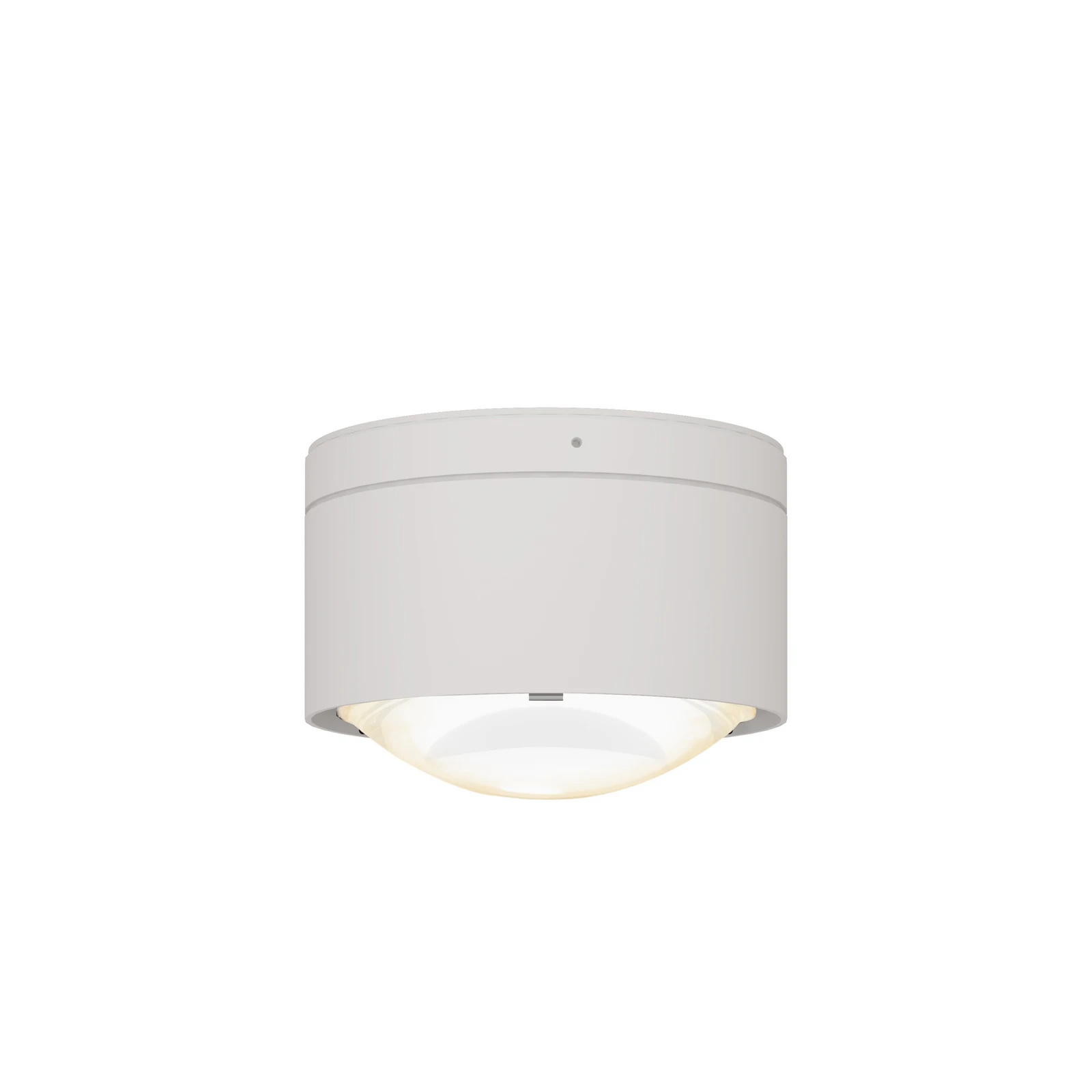 Puk! 120 One LED-Deckenspot Linse matt, weiß matt
