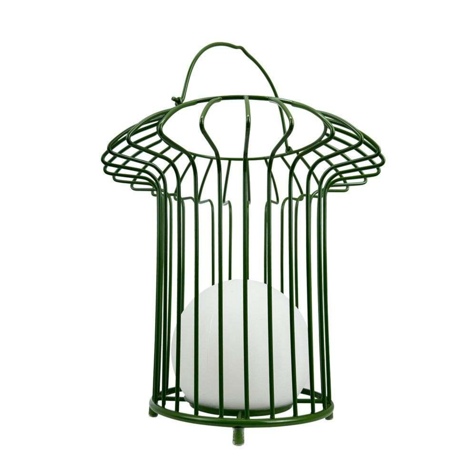 Basket Outdoor Lantern Green - DybergLarsen