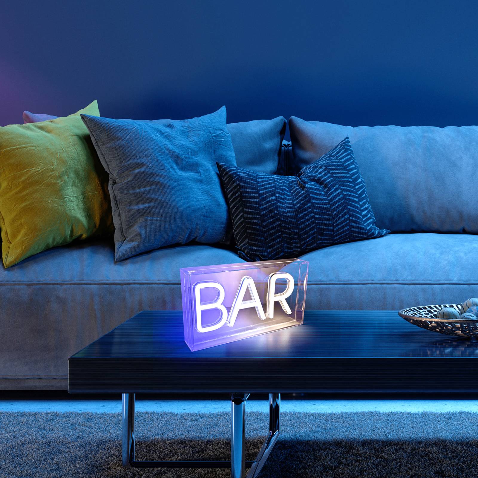 Leuchten Direkt Neon Bar LED-bordlampe USB