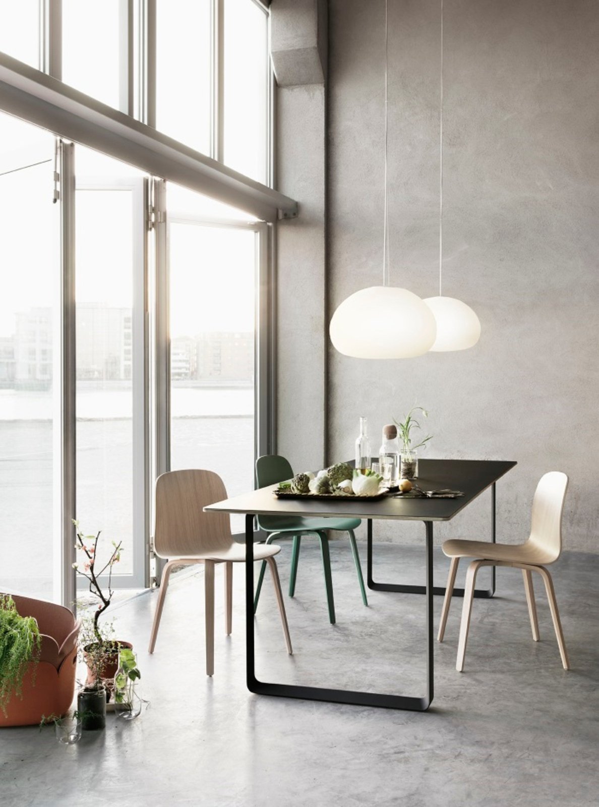 Fluid Pendant ø42 Opal White - Muuto