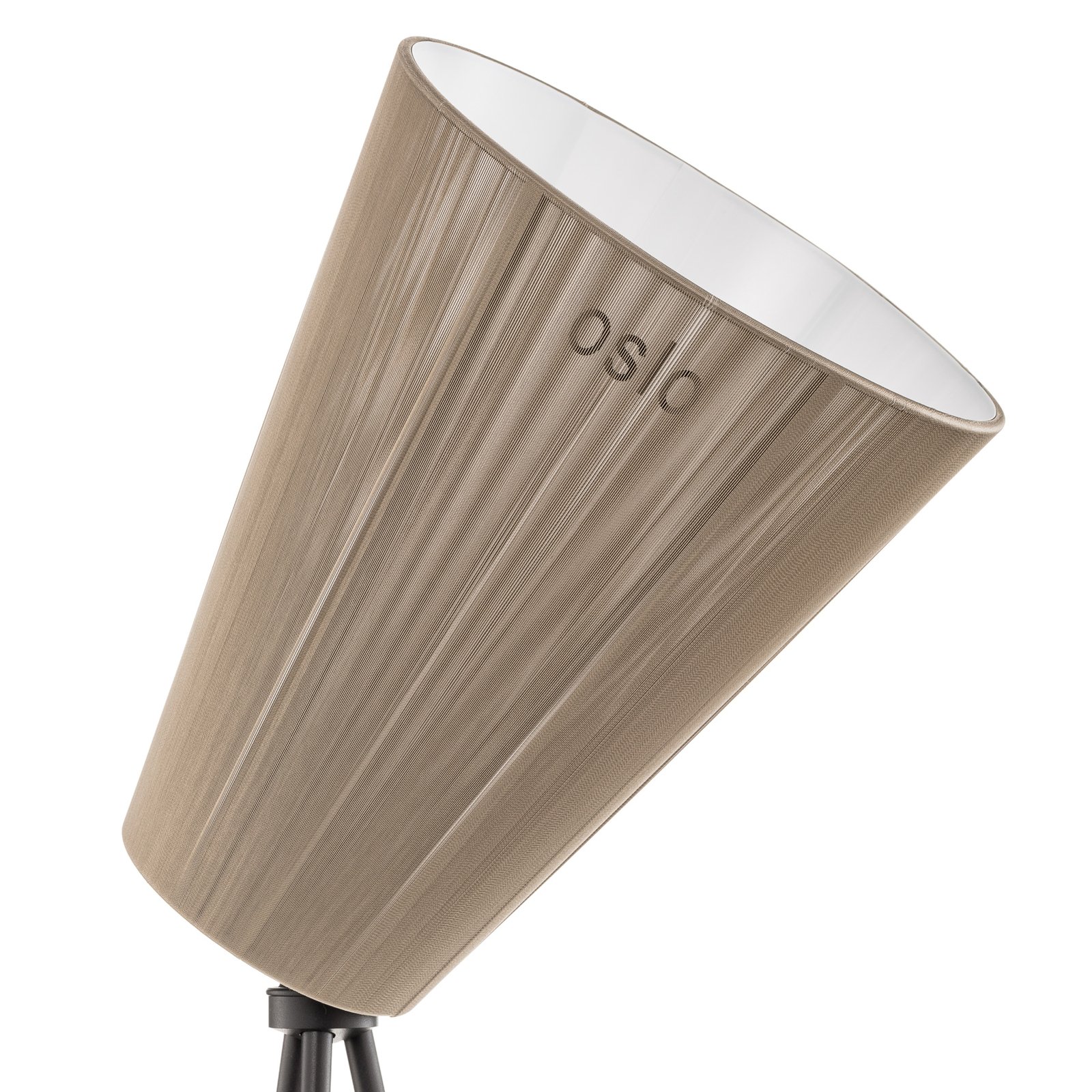 Oslo Wood Lampadaire Noir/Beige - Northern