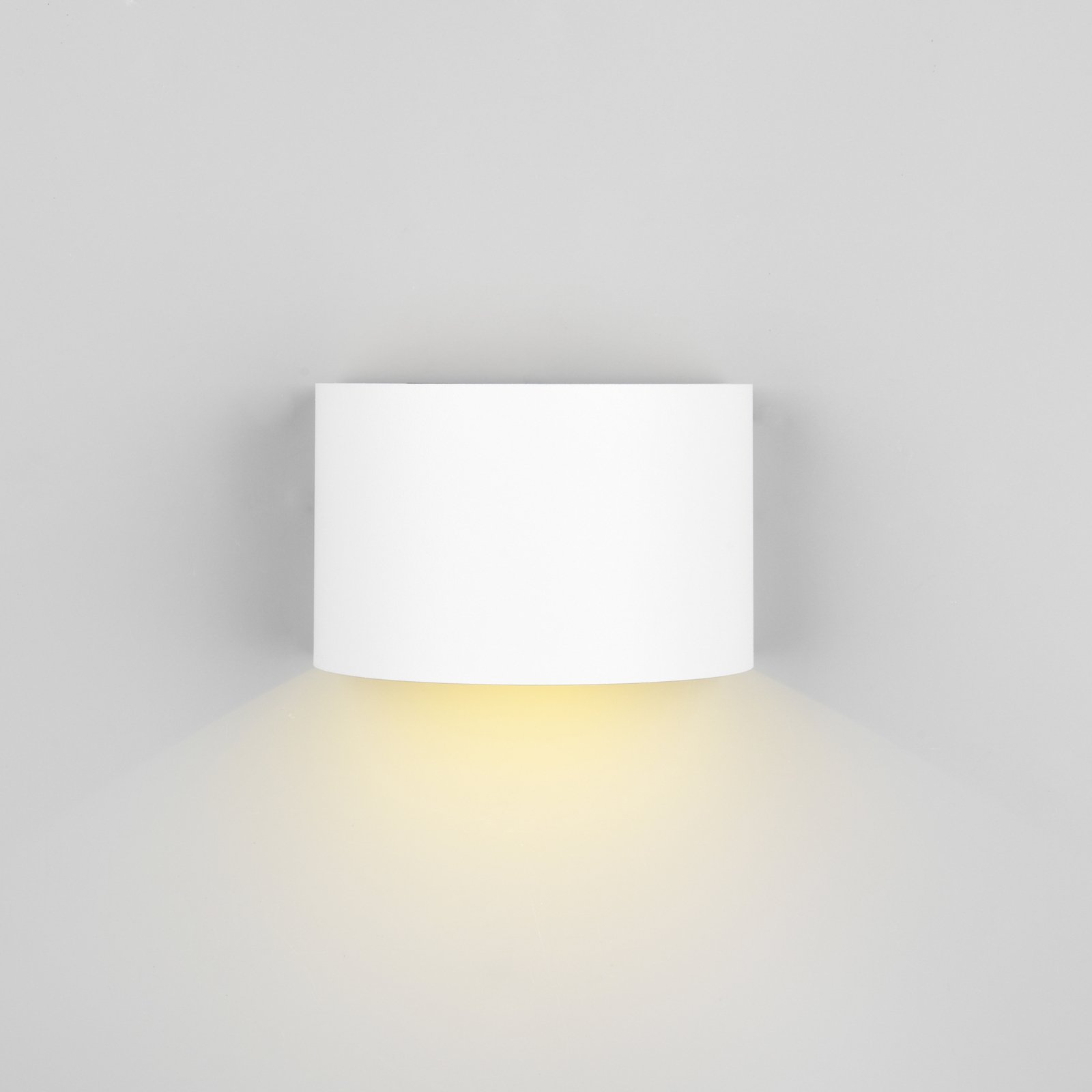 Zunanja stenska svetilka LED z možnostjo polnjenja Talent, bela, širina 16