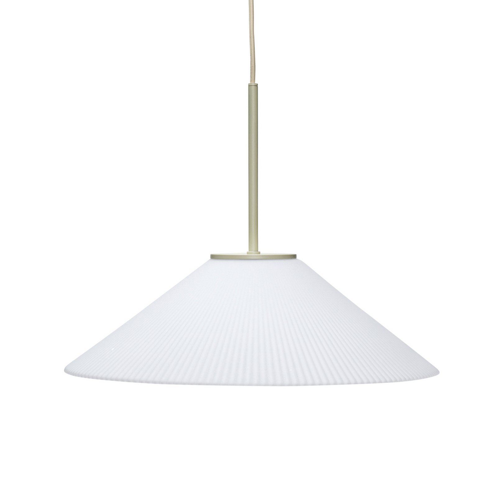 Solid Taklampa Sand/White - Hübsch